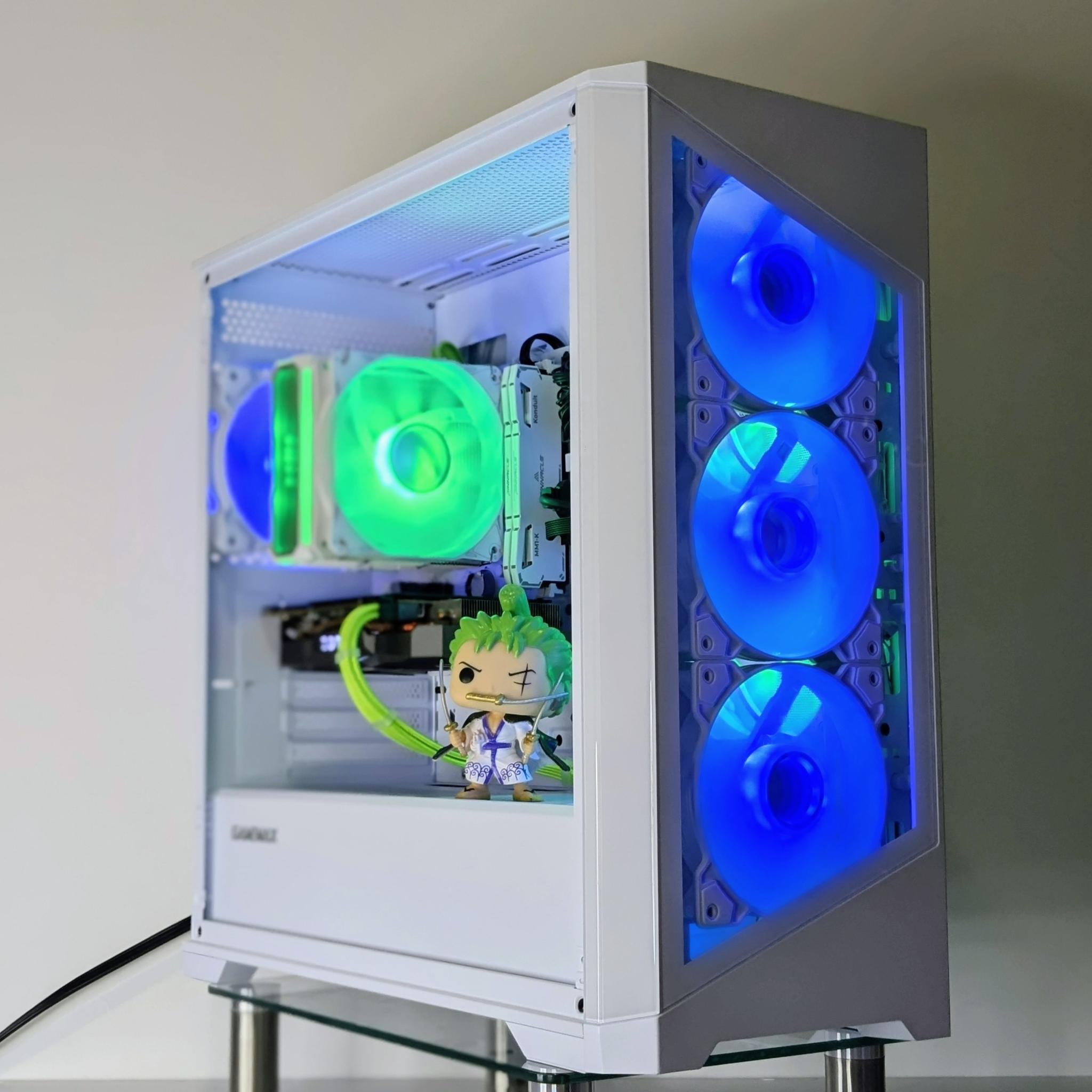 ⚔️🗡️Roronoa Zoro Gaming PC🟢GTX 1070TI 🟢I7-6700🟢16GB RAM🟢500GB NVMe SSD🟢Windows 10 Pro