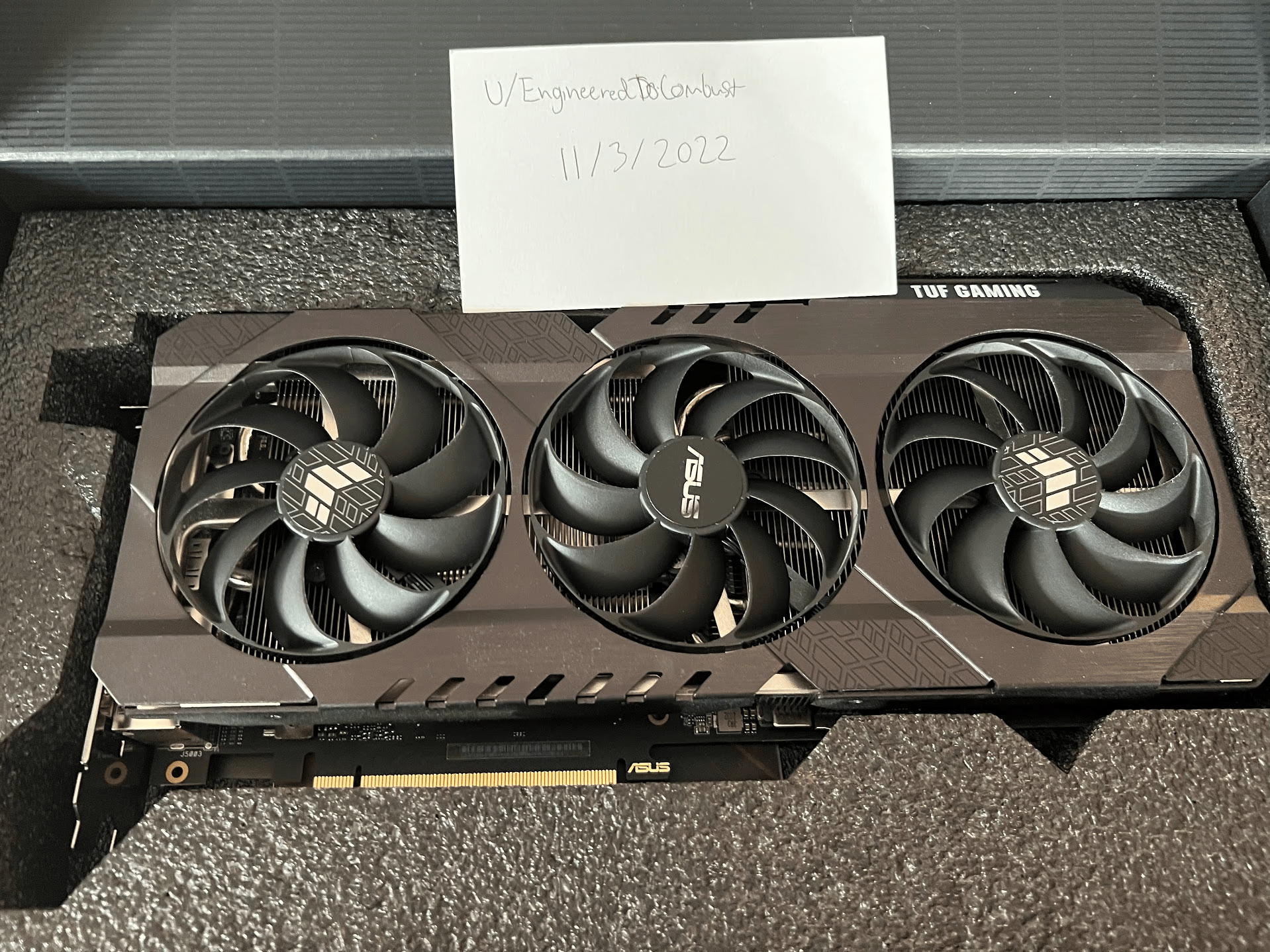 ASUS TUF RTX3080 OC 10GB Graphics Card
