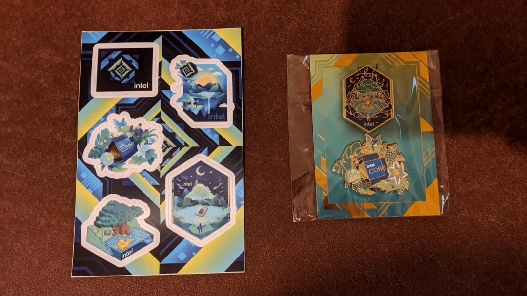 BNOB Intel Alder Lake pins and stickers