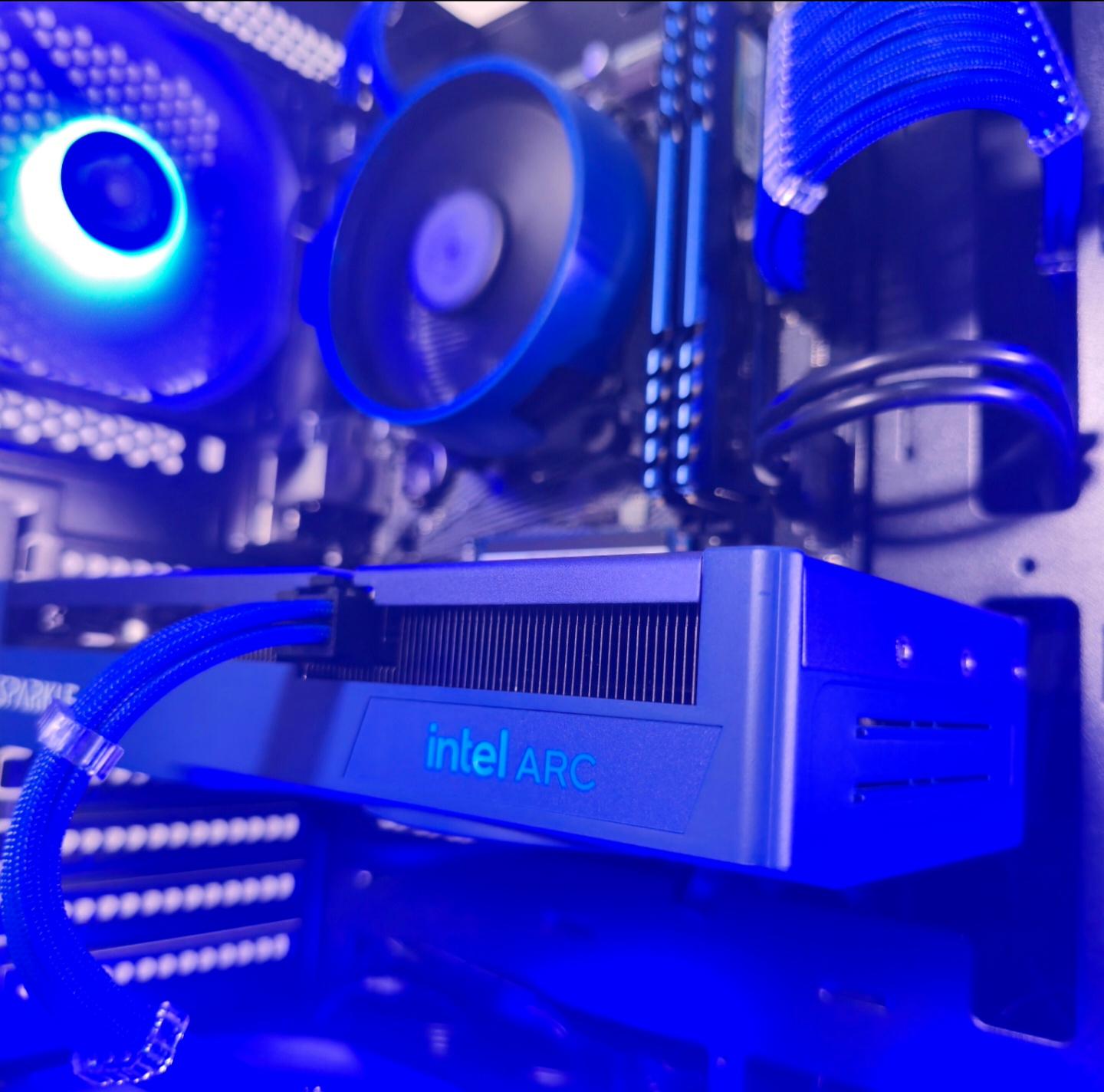 🟦Big Blue V3🟦 Ryzen 5 4500 | 32gb ddr4 | Arc b570 Gaming PC