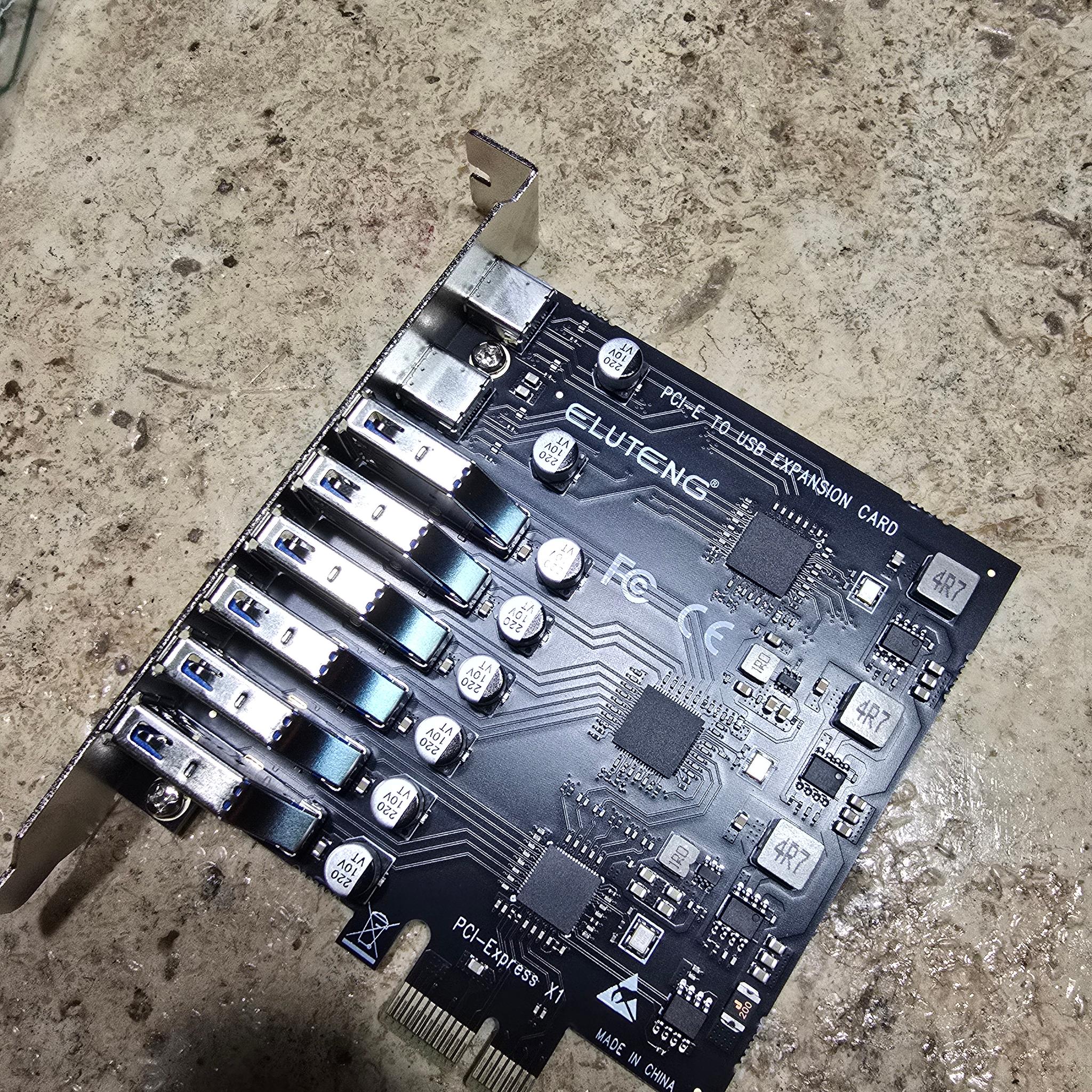 PCIE USB 3.2 Card 8 Ports PCIe to USB C Expansion Superspeed 6 USB and 2 Type C PCI-e USB 3.0