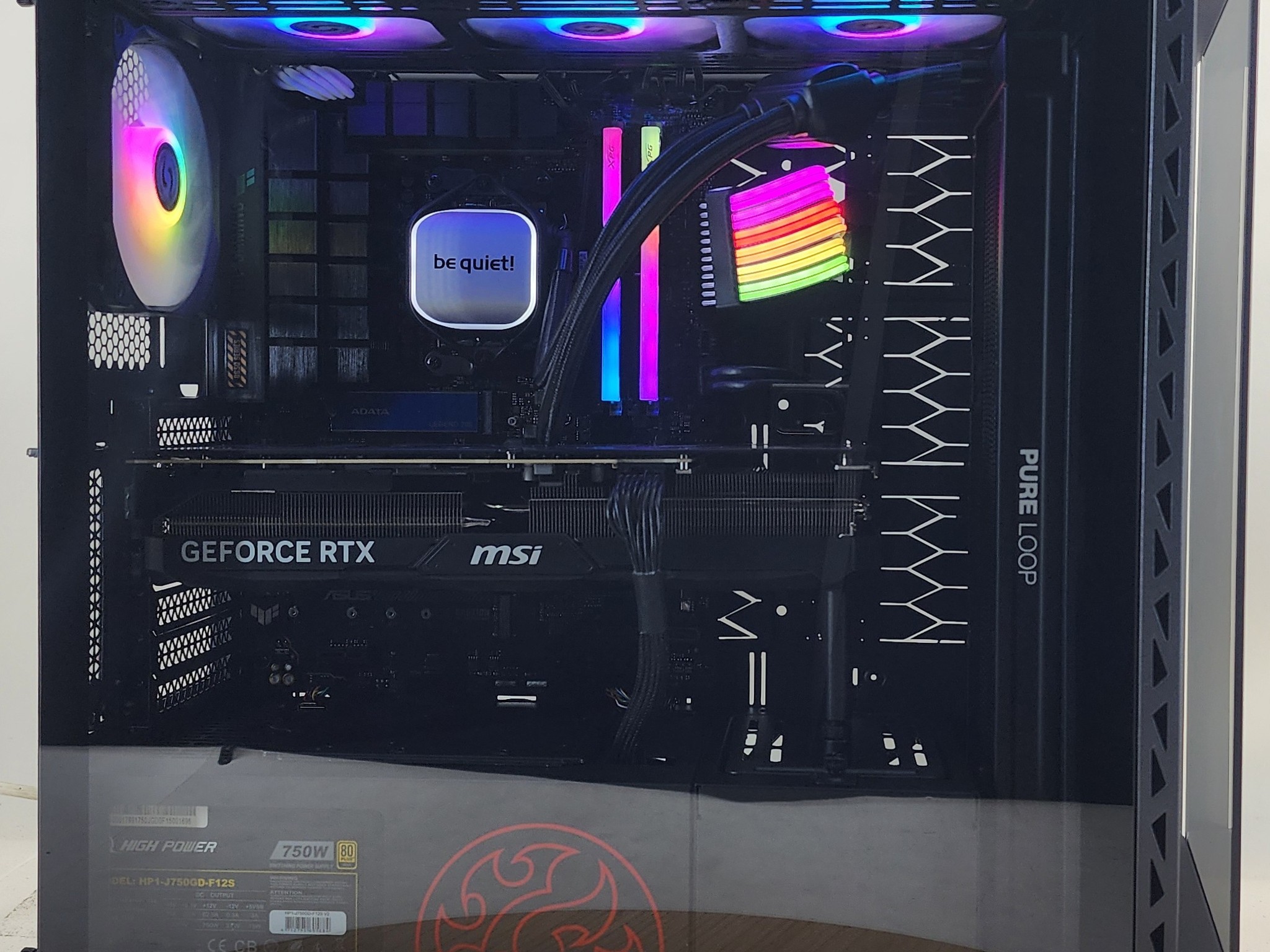 Gaming PC Ryzen 7 7700X 32GB RAM 1TB SSD RTX 4070 Ti SUPER 16GB Win11 Computer