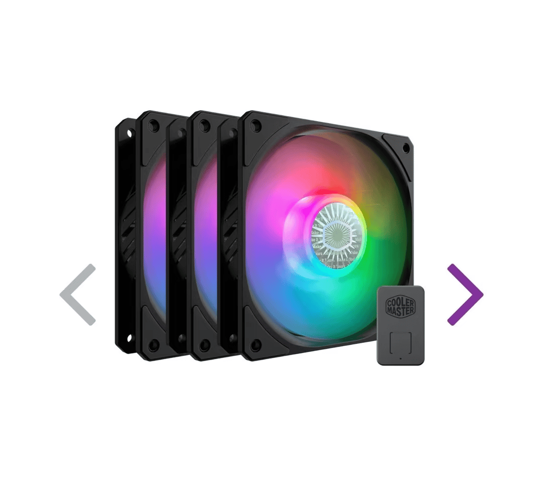 Cooler Master SickleFlow V2 ARGB Fans - Like New