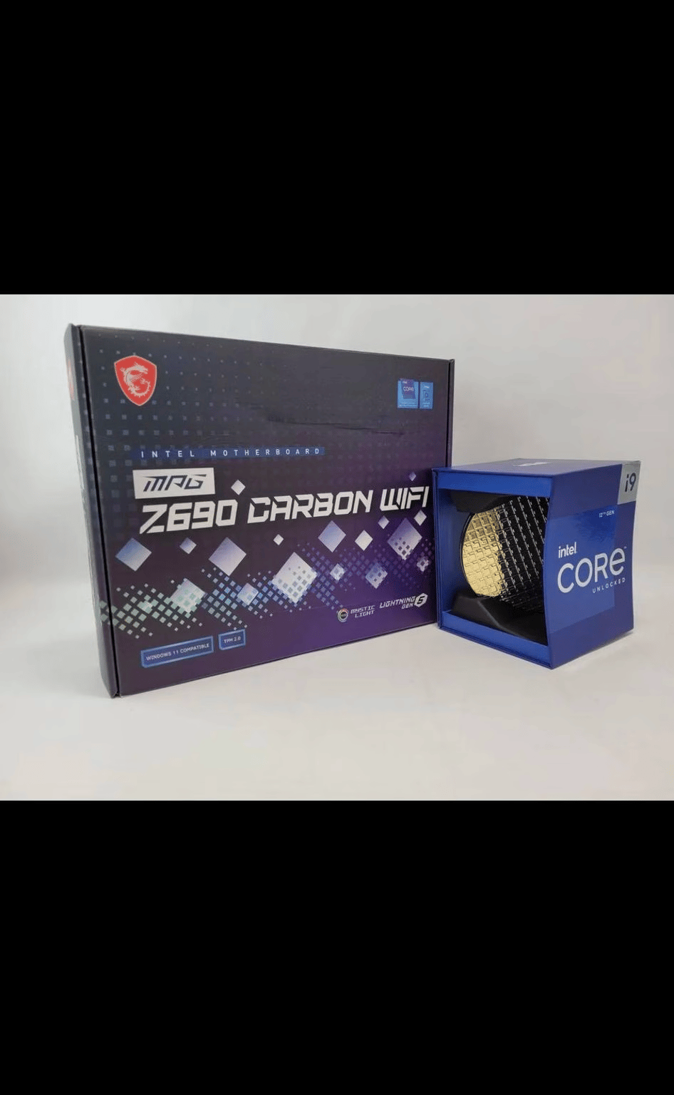 INTEL CORE i9 12900K BUNDLE - MSI Z690 CARBON WIFI MOTHERBOARD - 64GB DDR5 RAM
