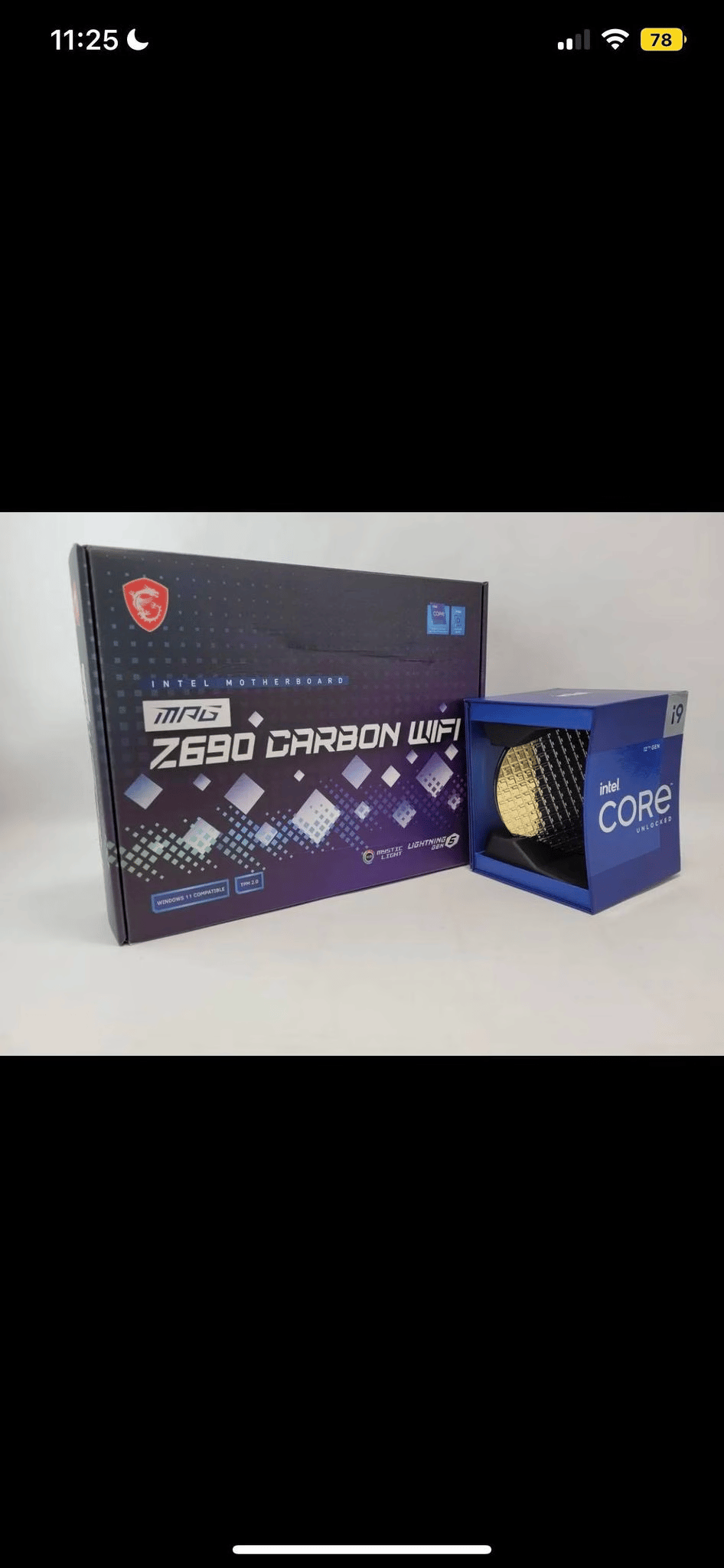 INTEL CORE i9 12900K BUNDLE - MSI Z690 CARBON WIFI MOTHERBOARD - 64GB DDR5 RAM