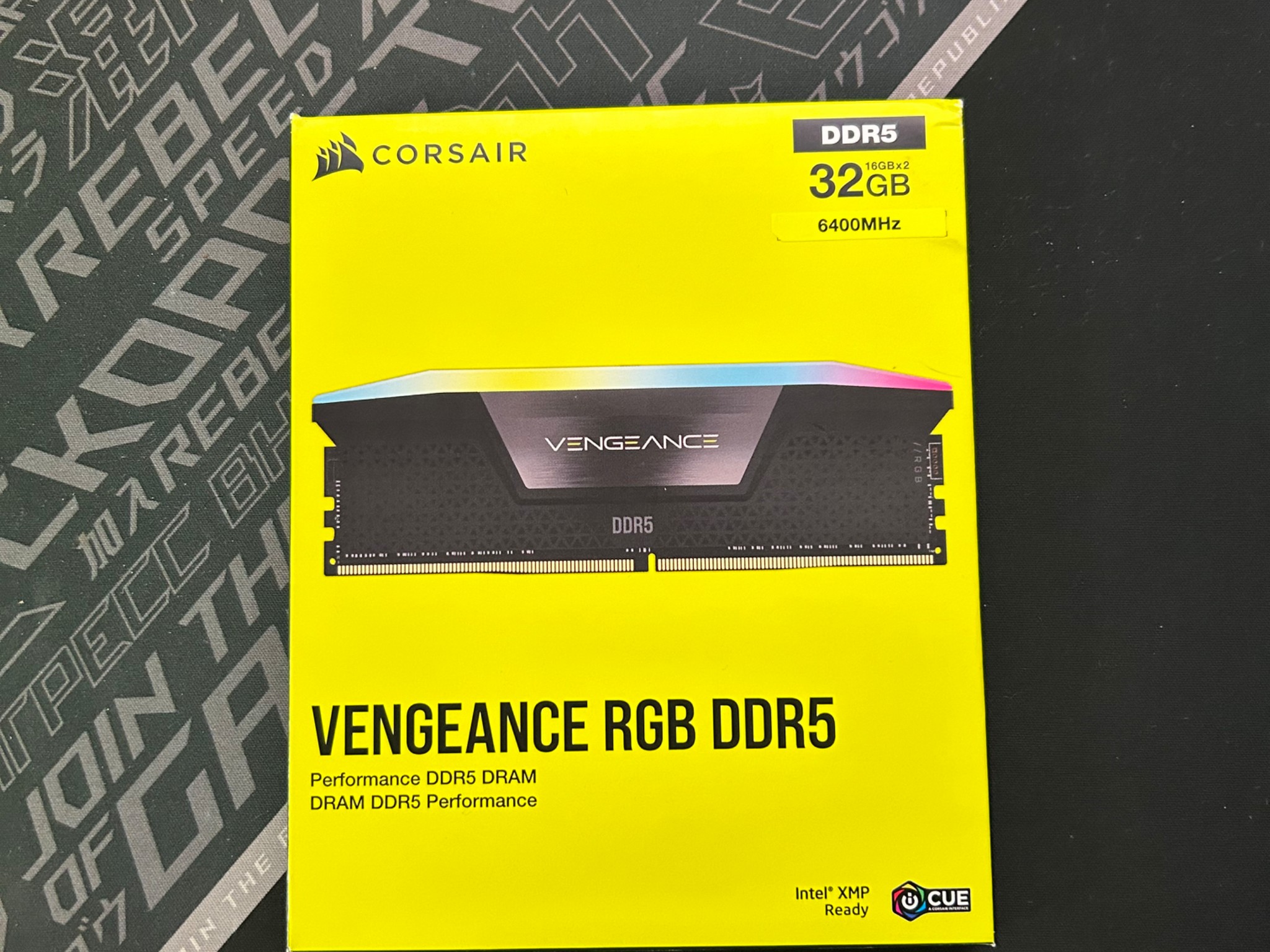 Corsair Vengeance RGB DDR5 32GB (2X 16GB) 6400MT/s CL36