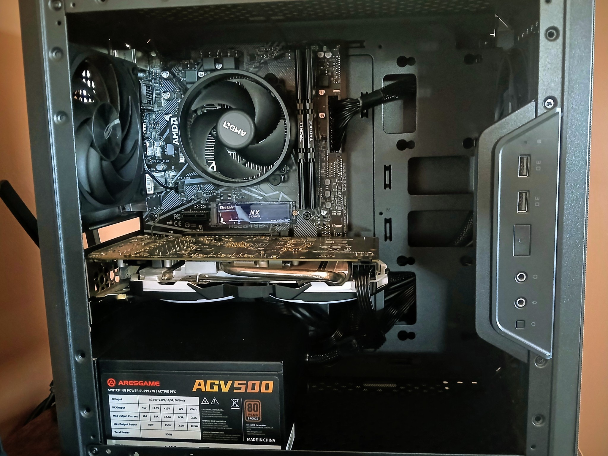Used, RX 570 8gb and Ryzen 5 5500