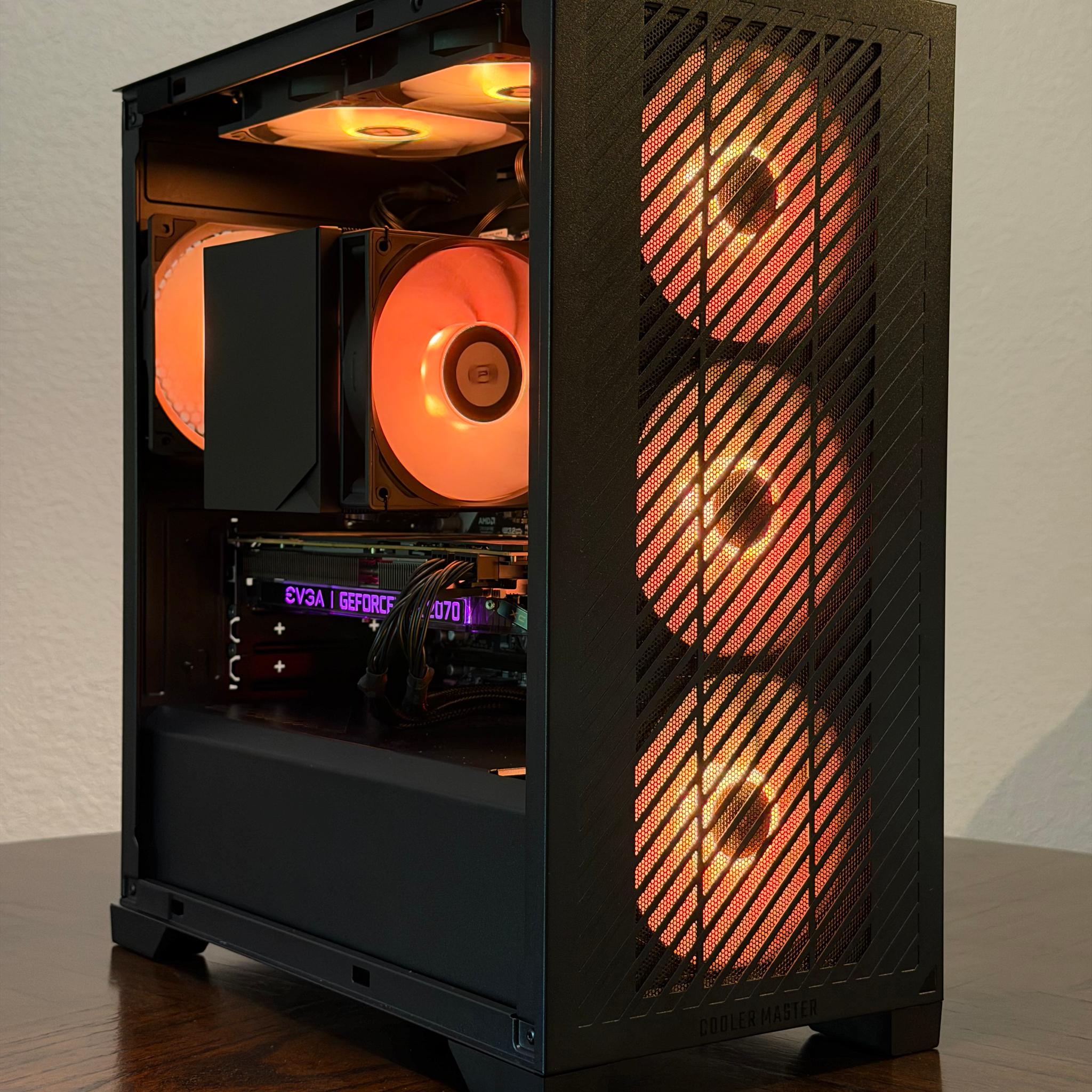 ゲーミングPC/Ryzen7 3800X/RTX2070/メモリ16GB Mid-Range Gaming PC – Ryzen 7 3800X + RTX 2070 8GB – 16GB DDR4