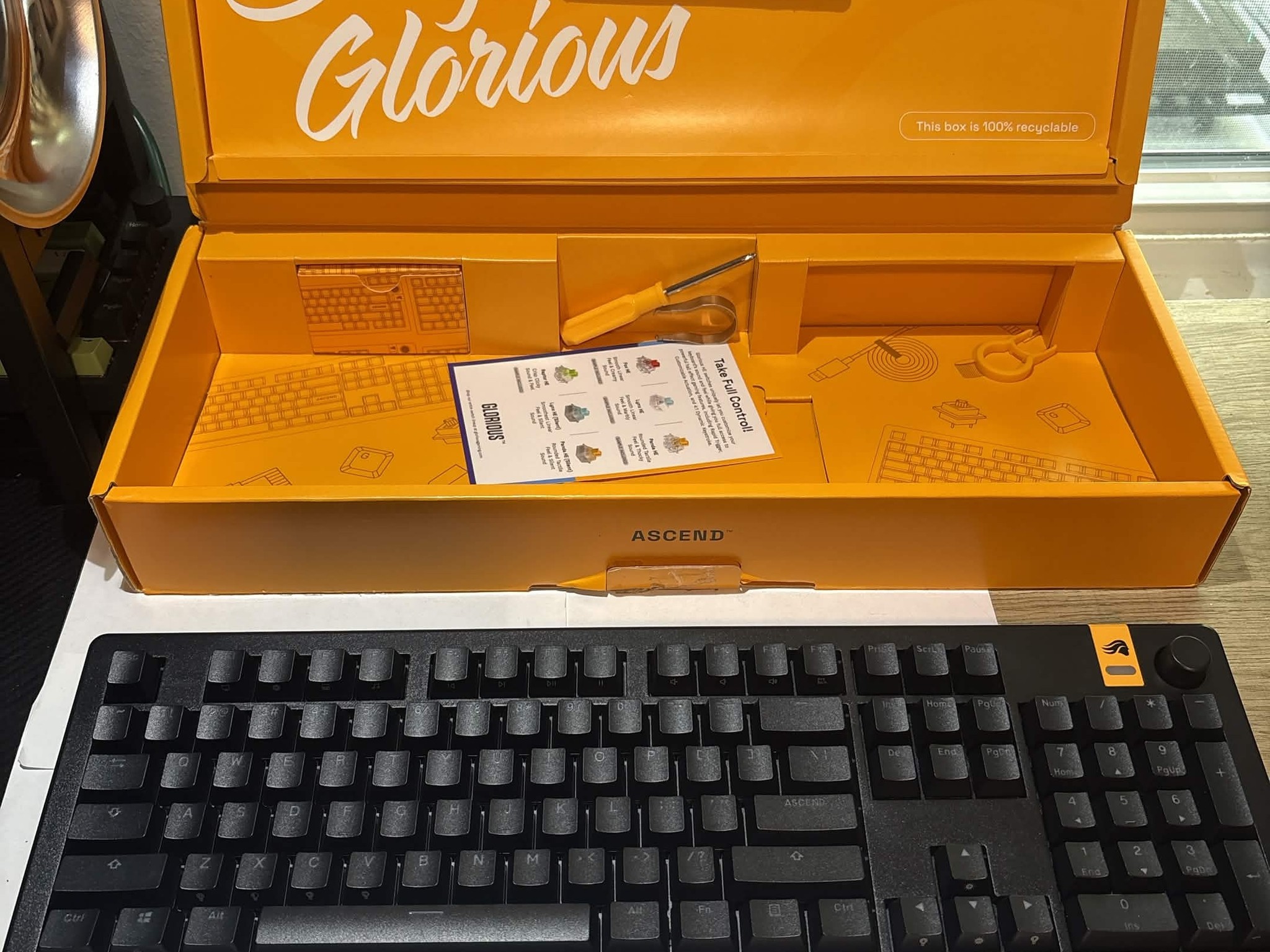 Glorious GMMK 3 Full-Size Mechanical Gaming Keyboard (NM)