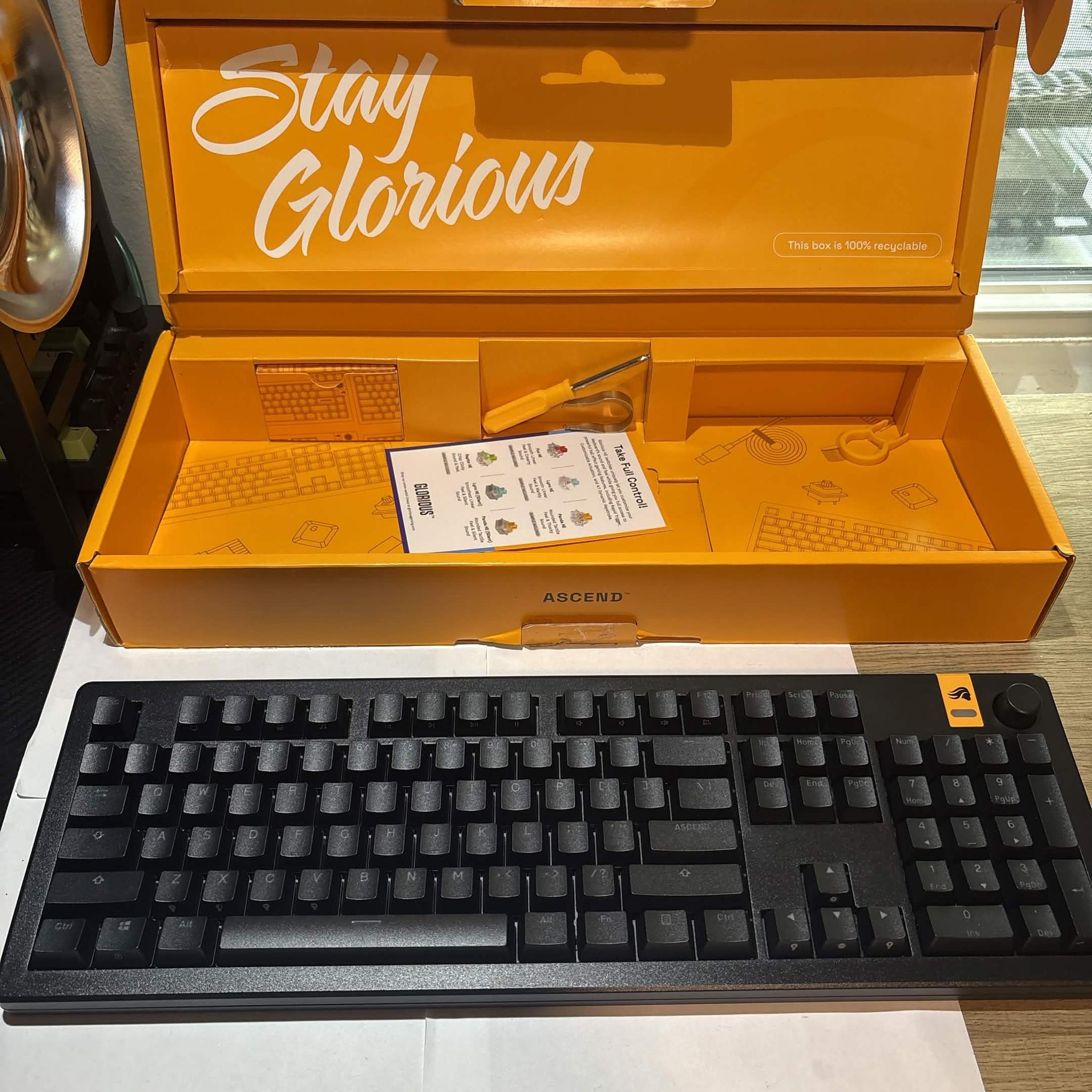 Glorious GMMK 3 Full-Size Mechanical Gaming Keyboard (NM)