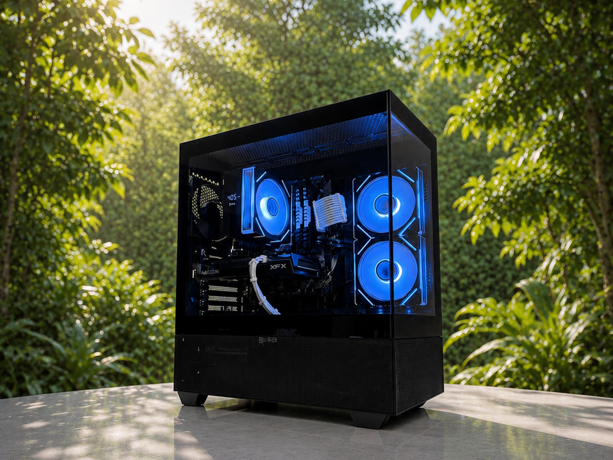 Black Gaming PC | RX 6600 | 1TB storage | 16gb ddr4 | AMD Ryzen 5 3600