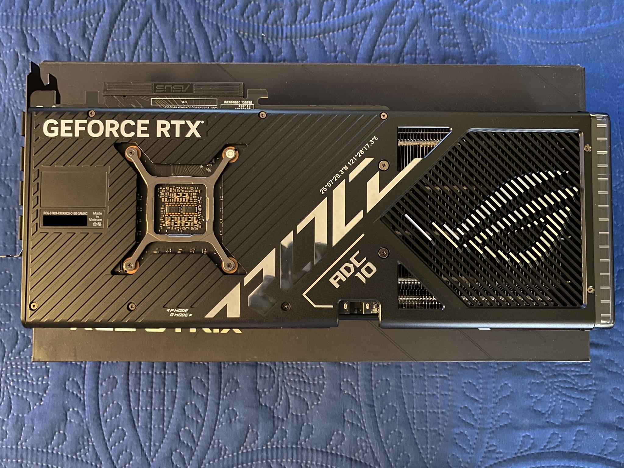 ASUS ROG Strix NVIDIA GeForce RTX 4080 SUPER 16GB GDDR6X (OC Edition)