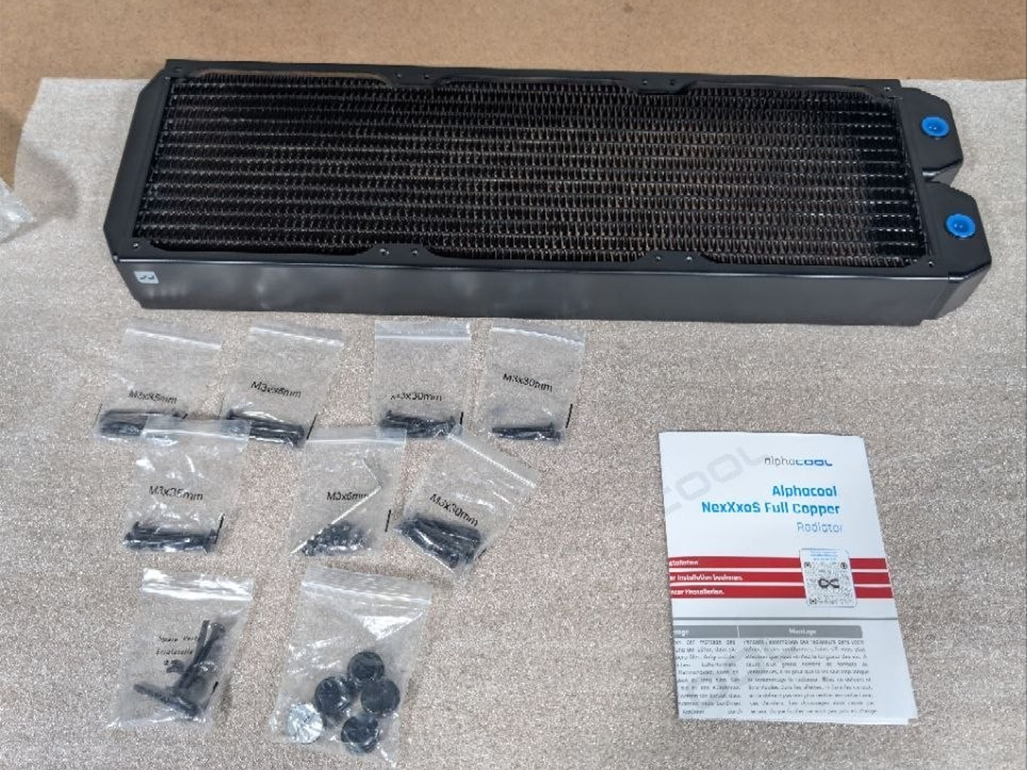 Alphacool NexXxoS XT45 Full Copper 420mm Radiator (14170)(2)