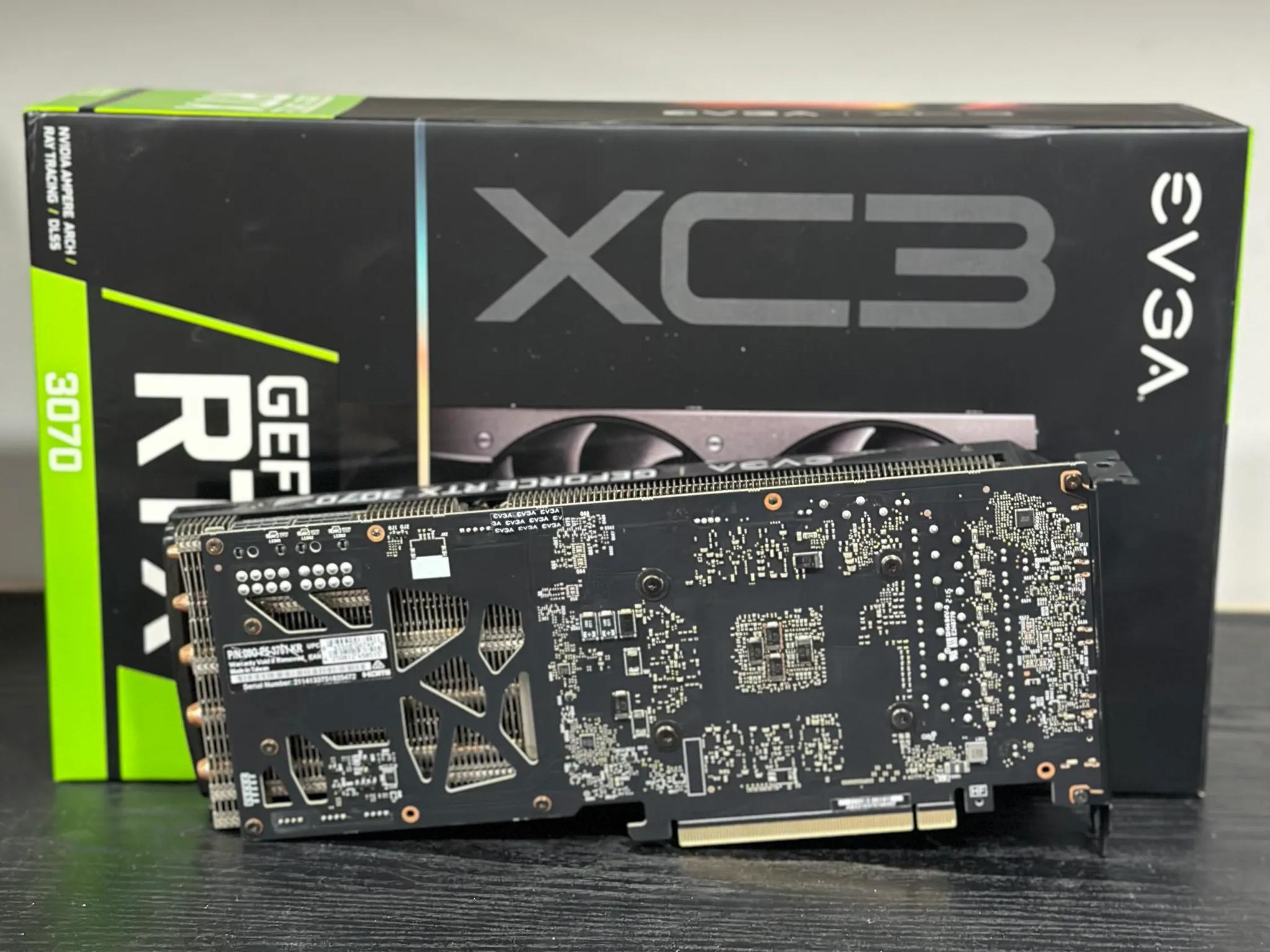 EVGA GeForce RTX 3070 XC3 ULTRA GAMING Video Card, 8GB GDDR6, iCX3 Cooling