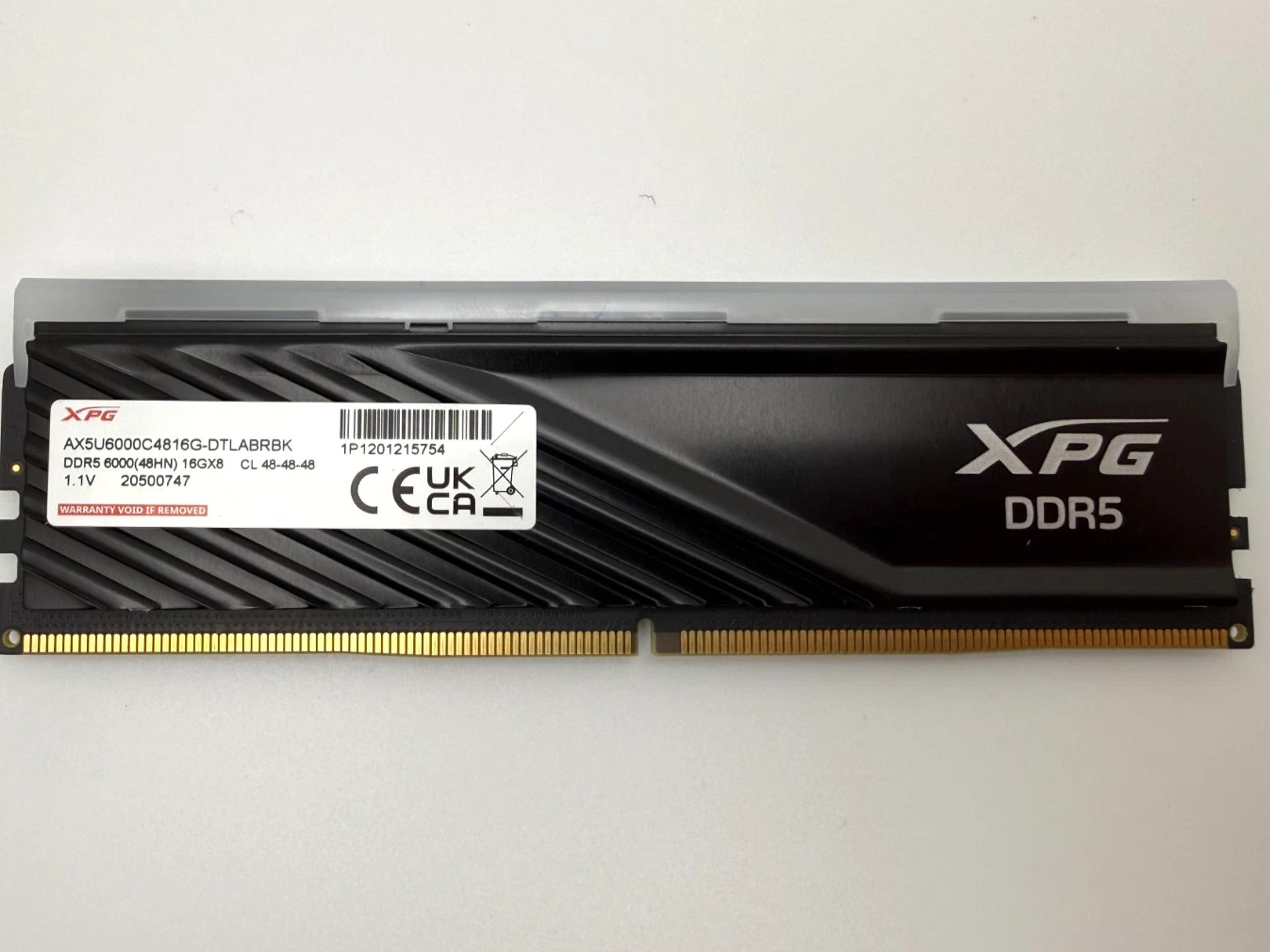 RAM DDR5 16GB DDR5 6000Mhz CL48 Adata XPG Lancer Blade RGB AX5U6000C4816G