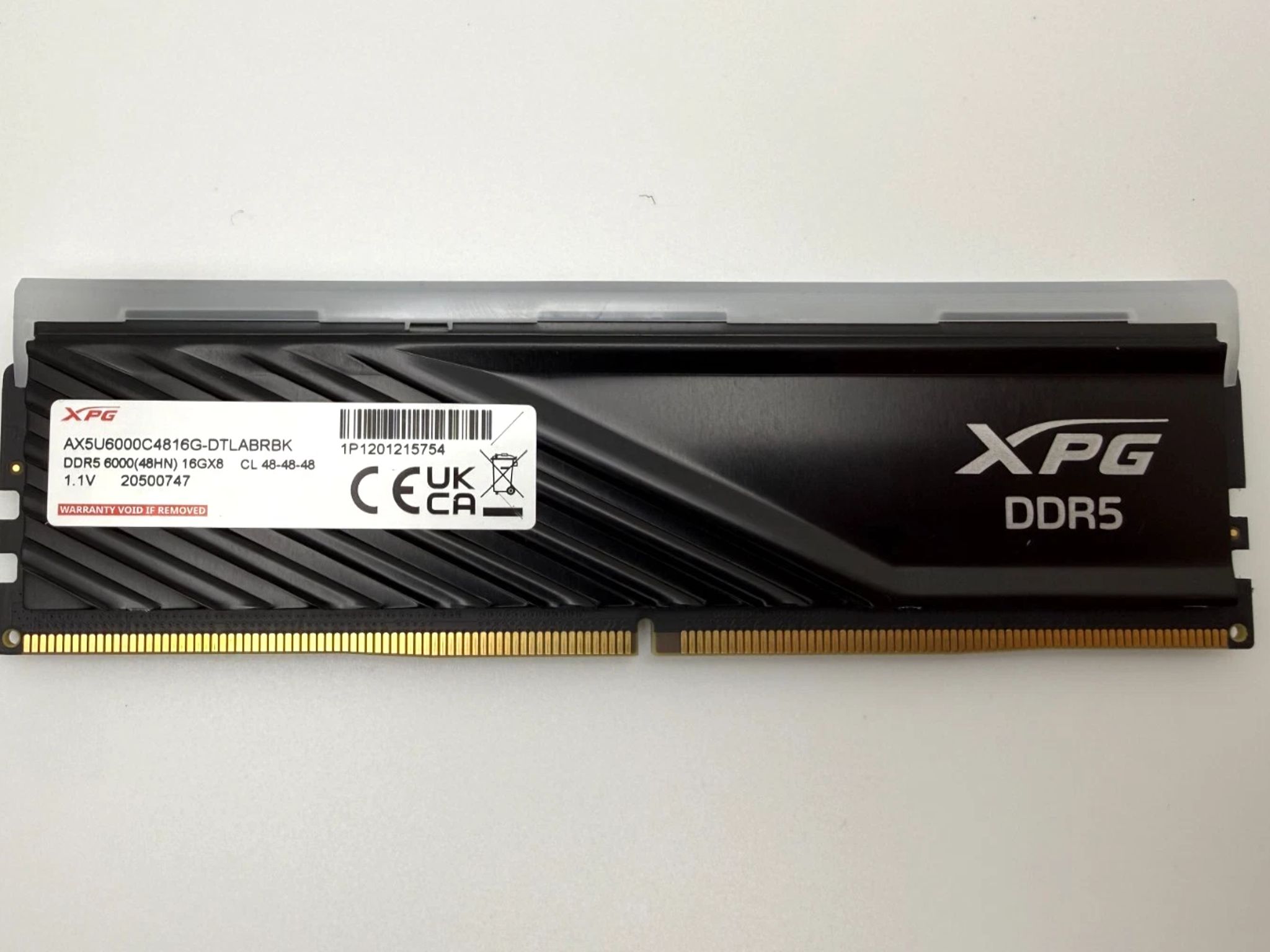 RAM DDR5 16GB DDR5 6000Mhz CL48 Adata XPG Lancer Blade RGB AX5U6000C4816G