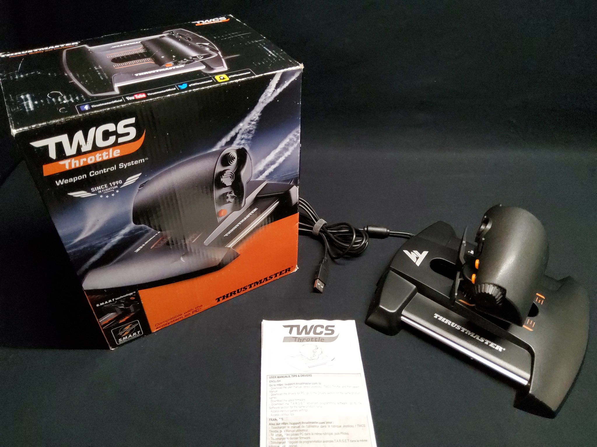 Flight Sim Thrustmaster TWCS Throttle HOTAS With Original Box | Jawa
