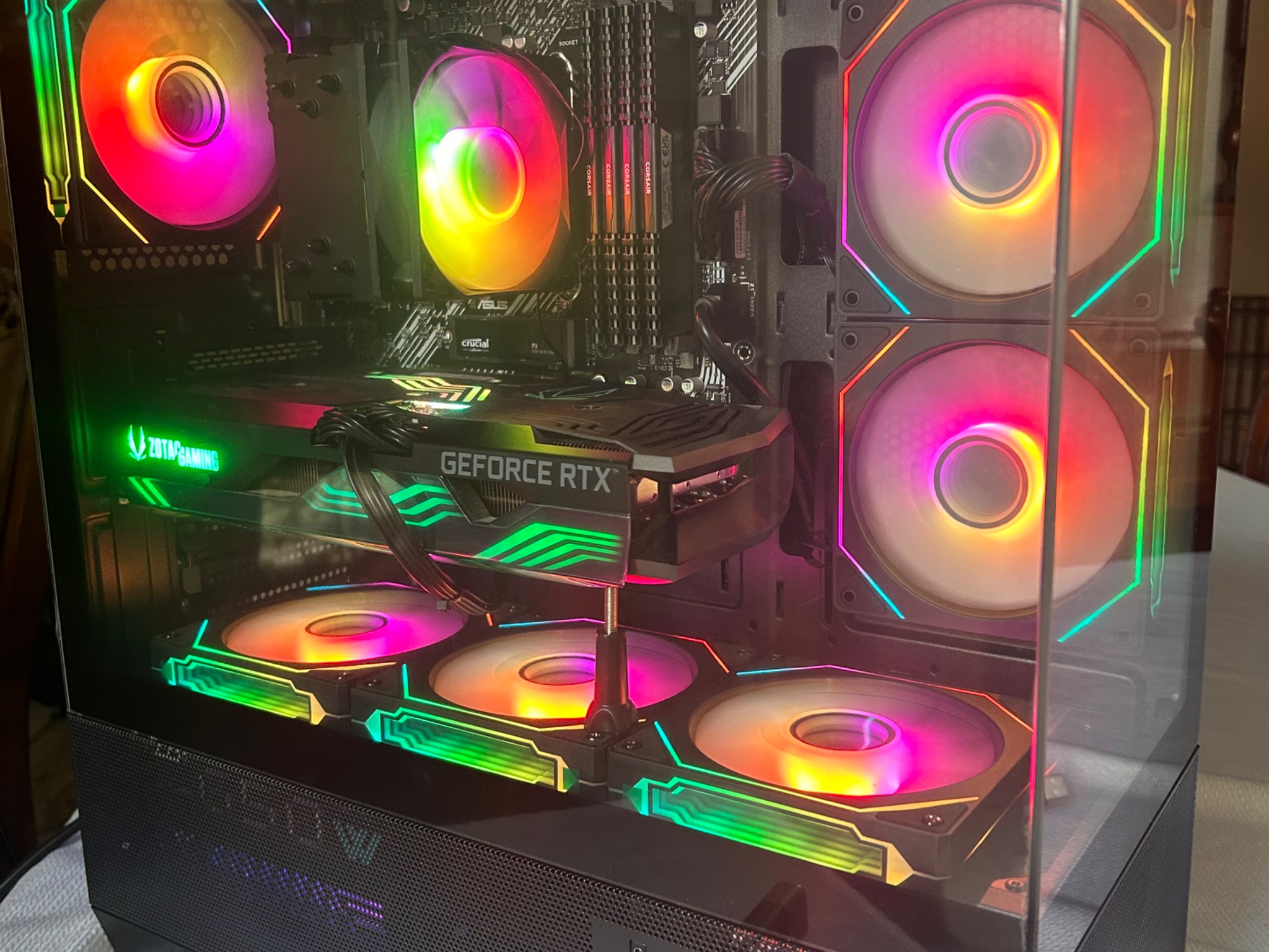 RTX 3070 Gaming PC | 32GB DDR4 | 1TB NVMe SSD | Ryzen 5 3600X | ARGB Build