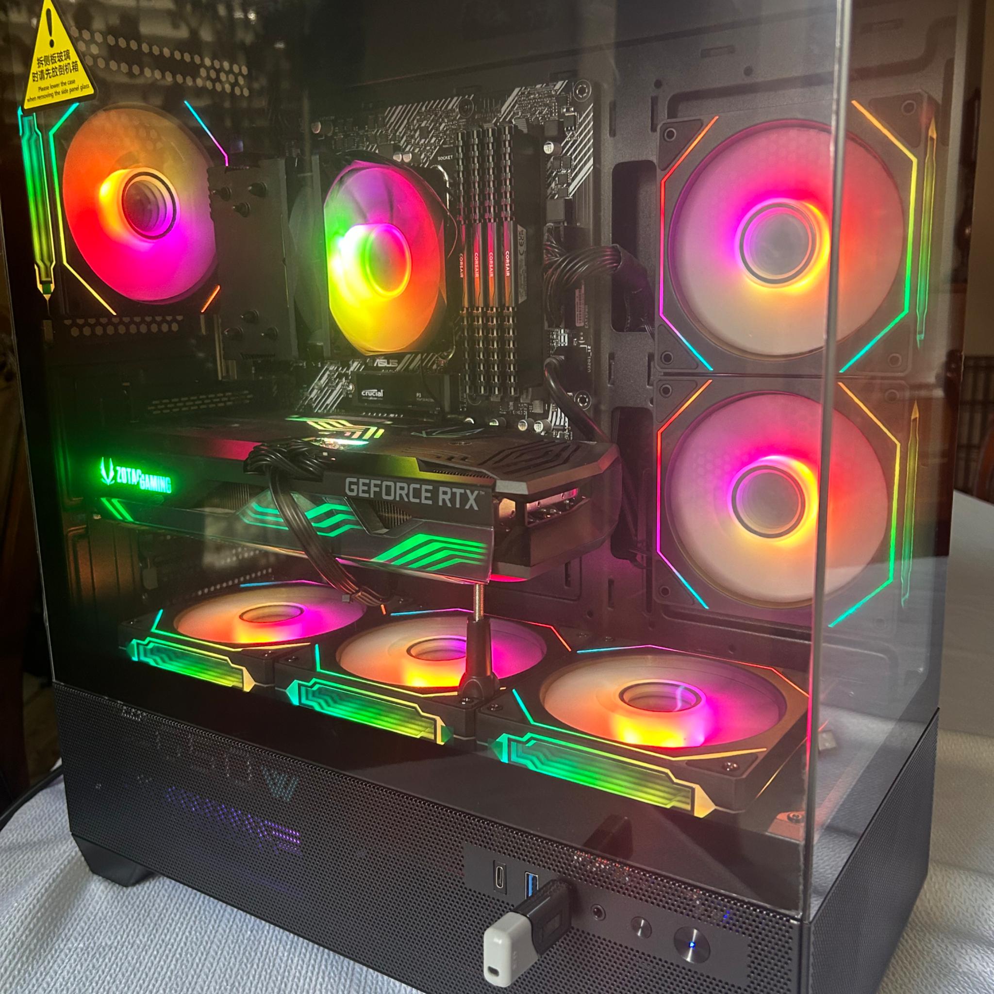 RTX 3070 Gaming PC | 32GB DDR4 | 1TB NVMe SSD | Ryzen 5 3600X | ARGB Build