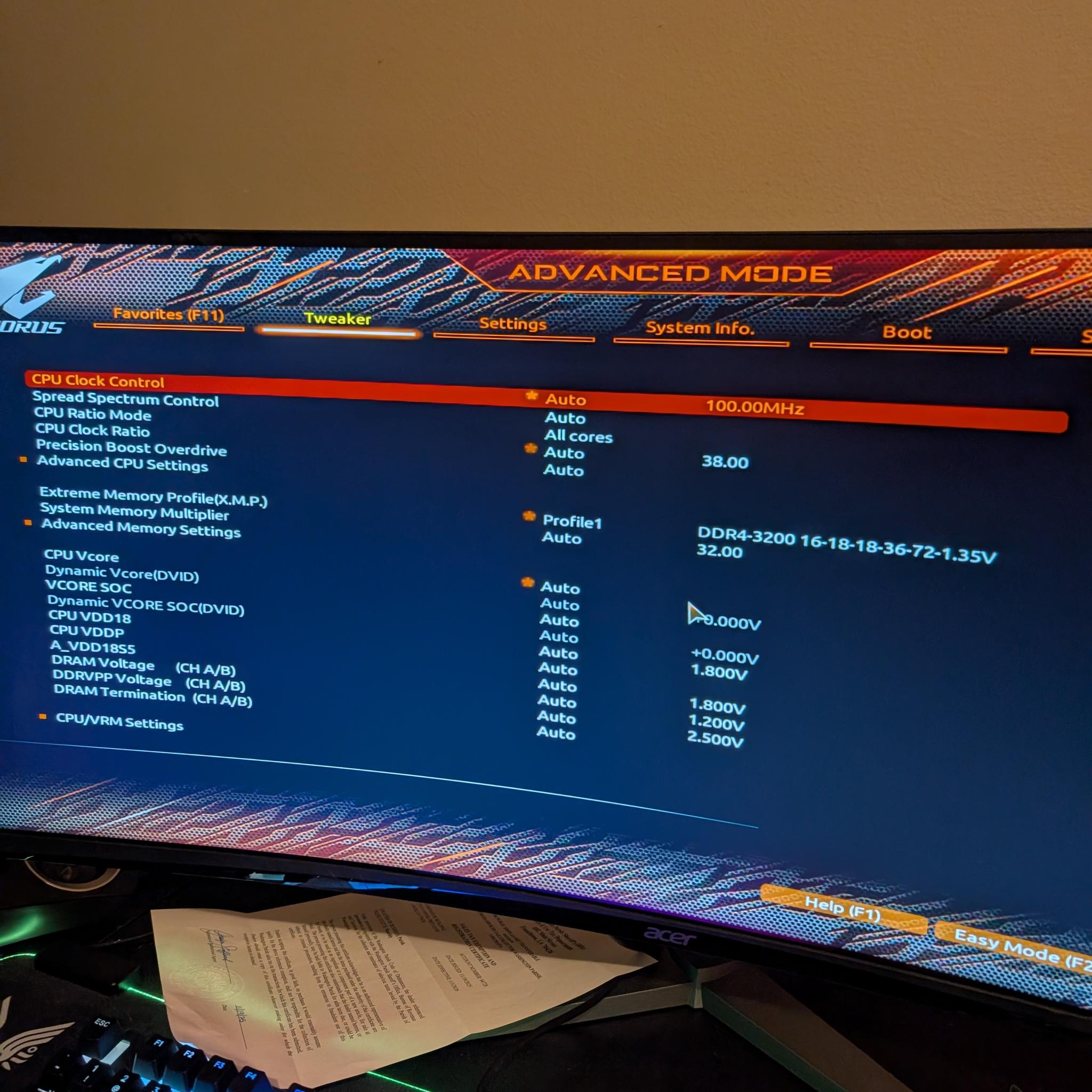 Ddr4 crucial ballistix 3200mhz 16gb