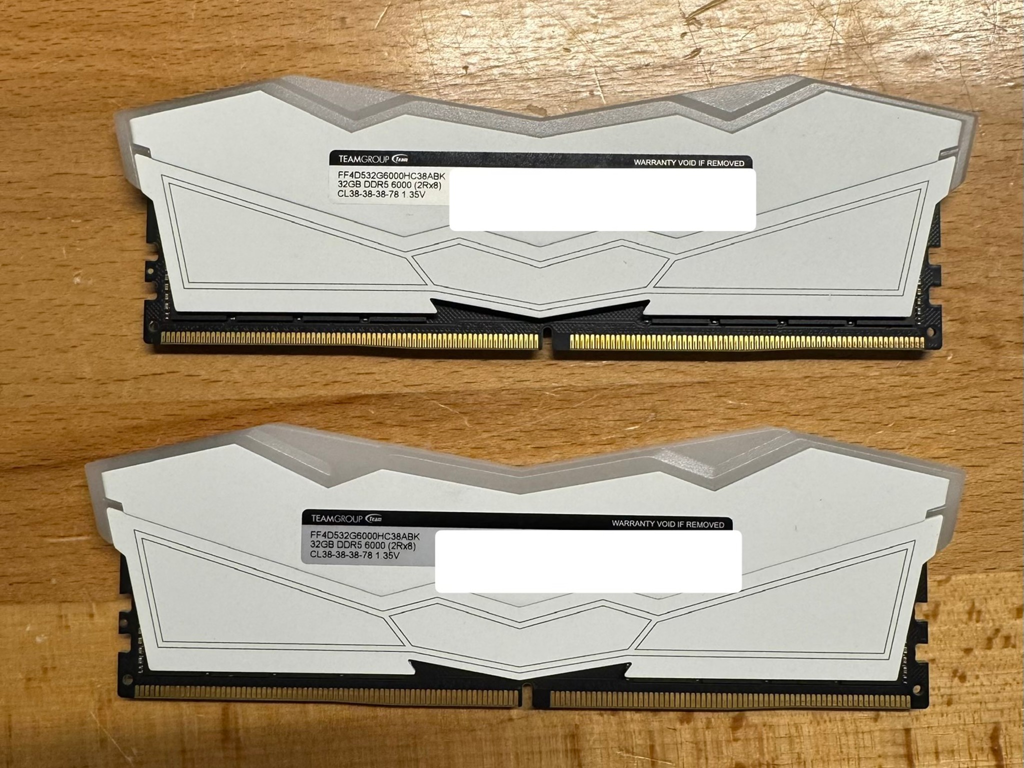 ⚪️64GB(2x32GB) TeamGroup Delta RGB DDR5 6000MHz CL38