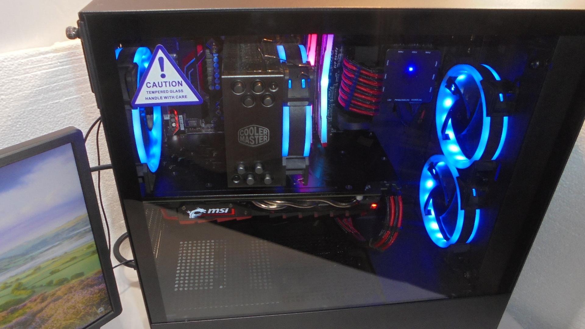 NZXT/GIGABYTE/I7-6700K/16GB RGB RAM/MSI GTX 1060 6GB/COOLER MASTER/CORSAIR/WIN10