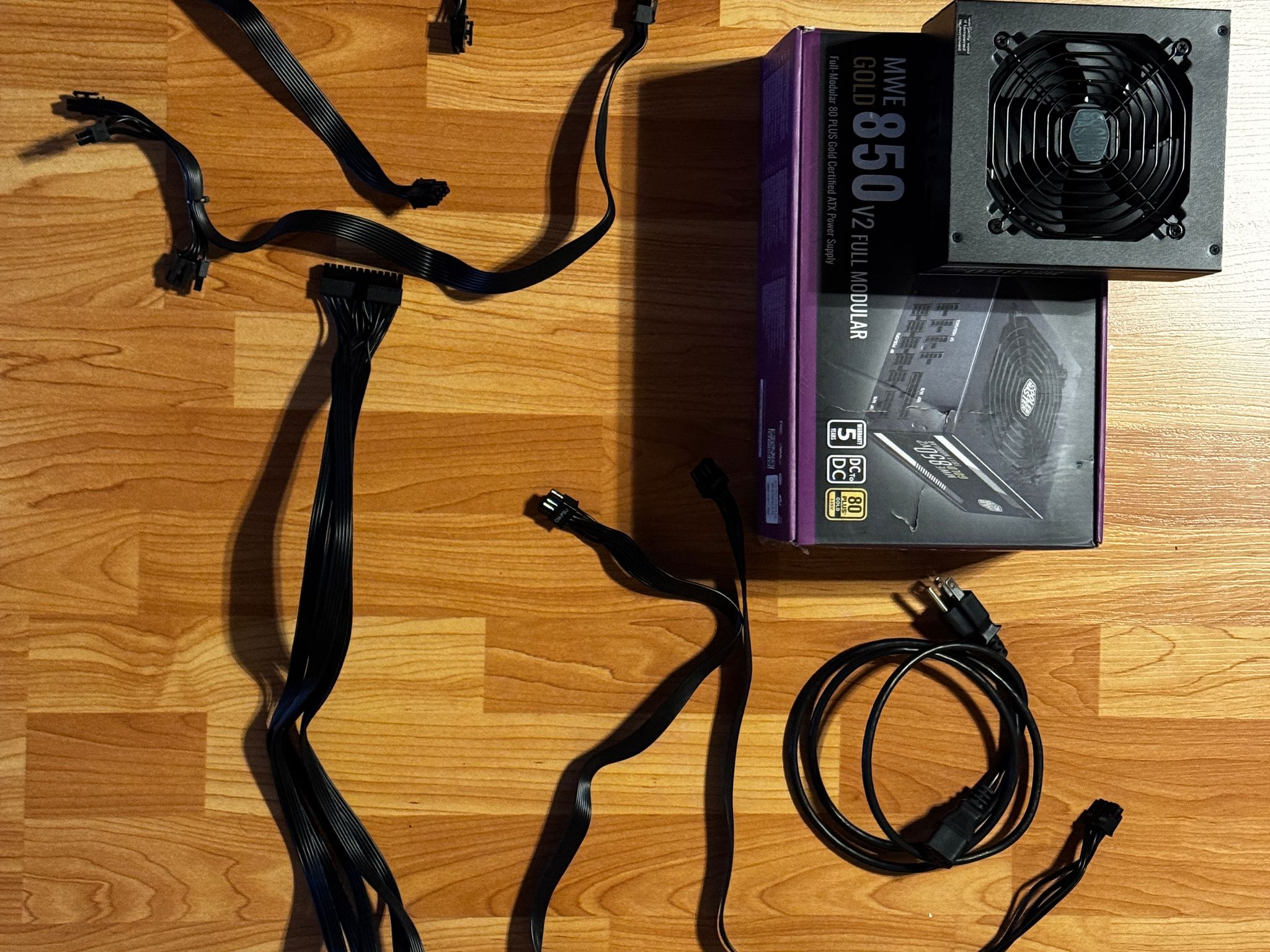Cooler Master 850W Gold Fully Modular ATX Power Supply - EXCELLENT