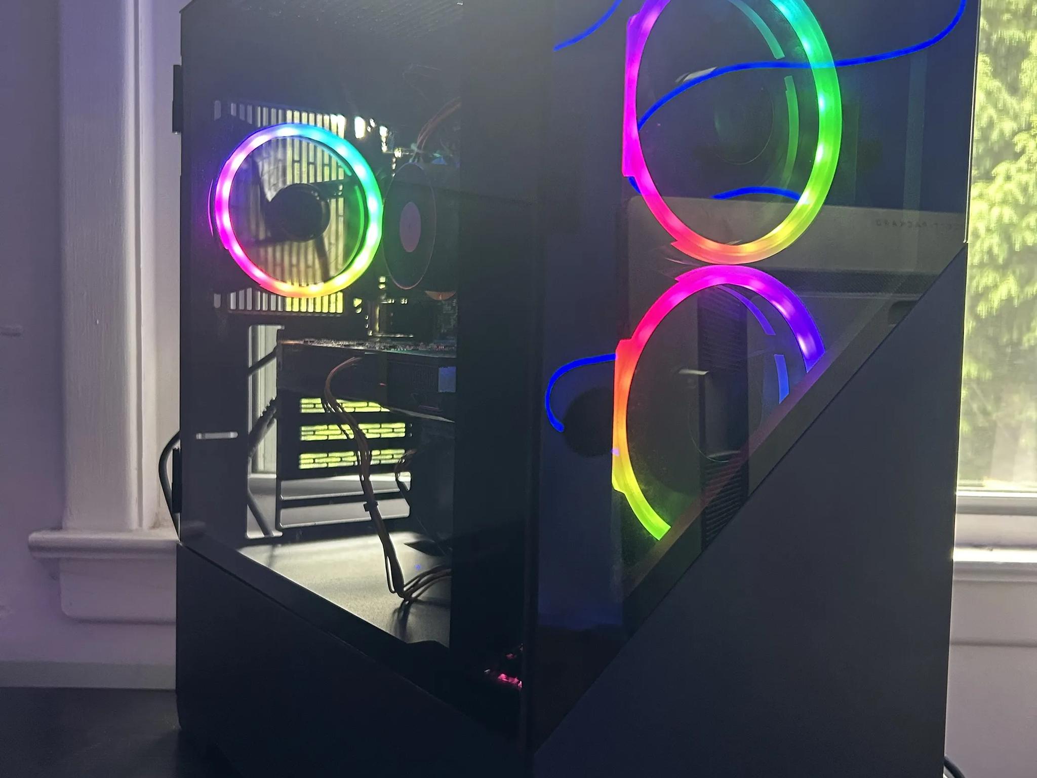 GAMING PC i5 8GB NVIDIA GTX 950 RGB Lighting RGB Fans