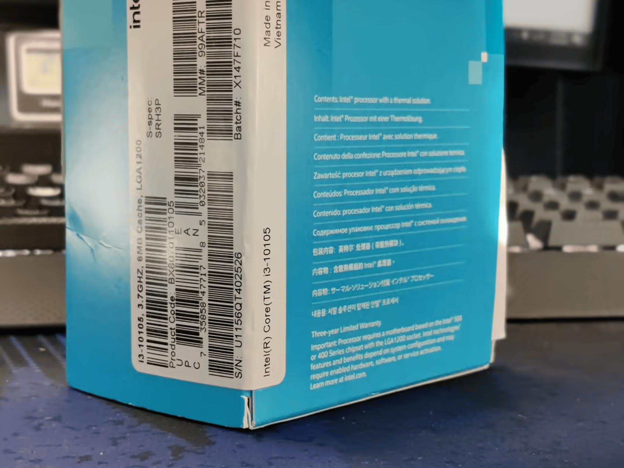 Intel Core i3-10105 3.7 GHz Quad-Core Processor