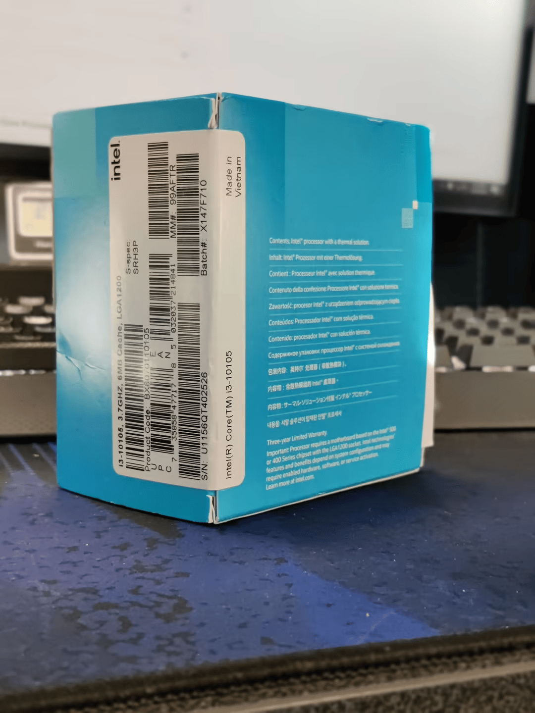 Intel Core i3-10105 3.7 GHz Quad-Core Processor