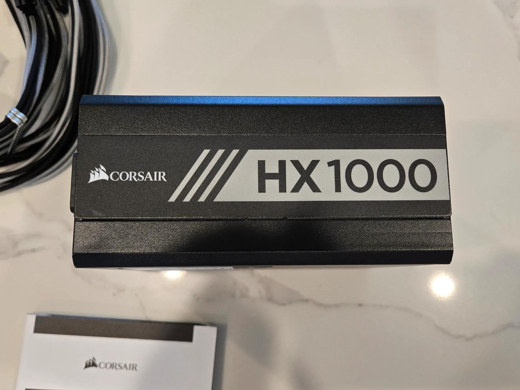 Corsair HX Series HX1000 — 1000 Watt 80 PLUS® PLATINUM Certified Fully Modular PSU