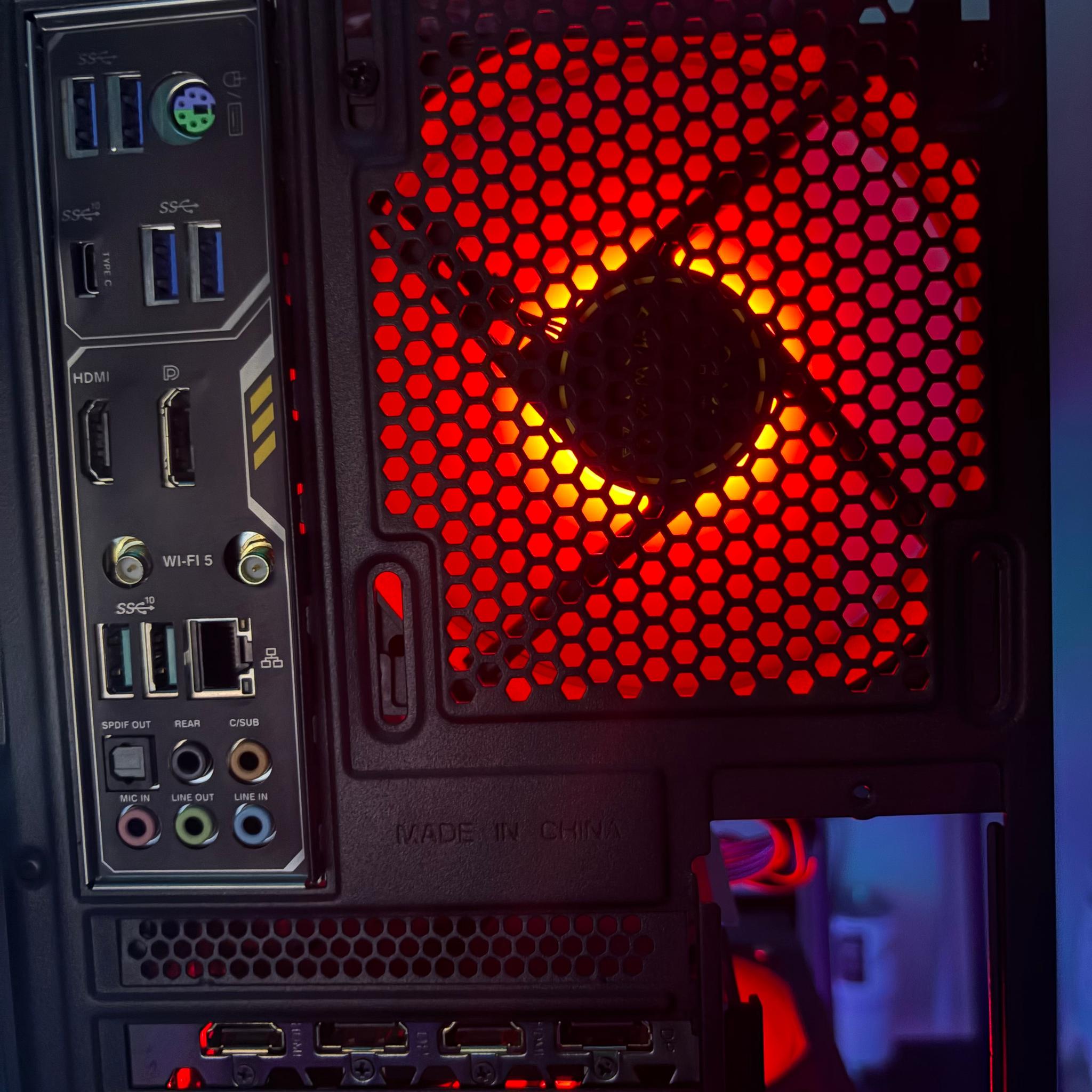 GeForce RTX 3060 Ti Custom Gaming PC - Ryzen 5 5600X, 16GB RAM (3200mhz)