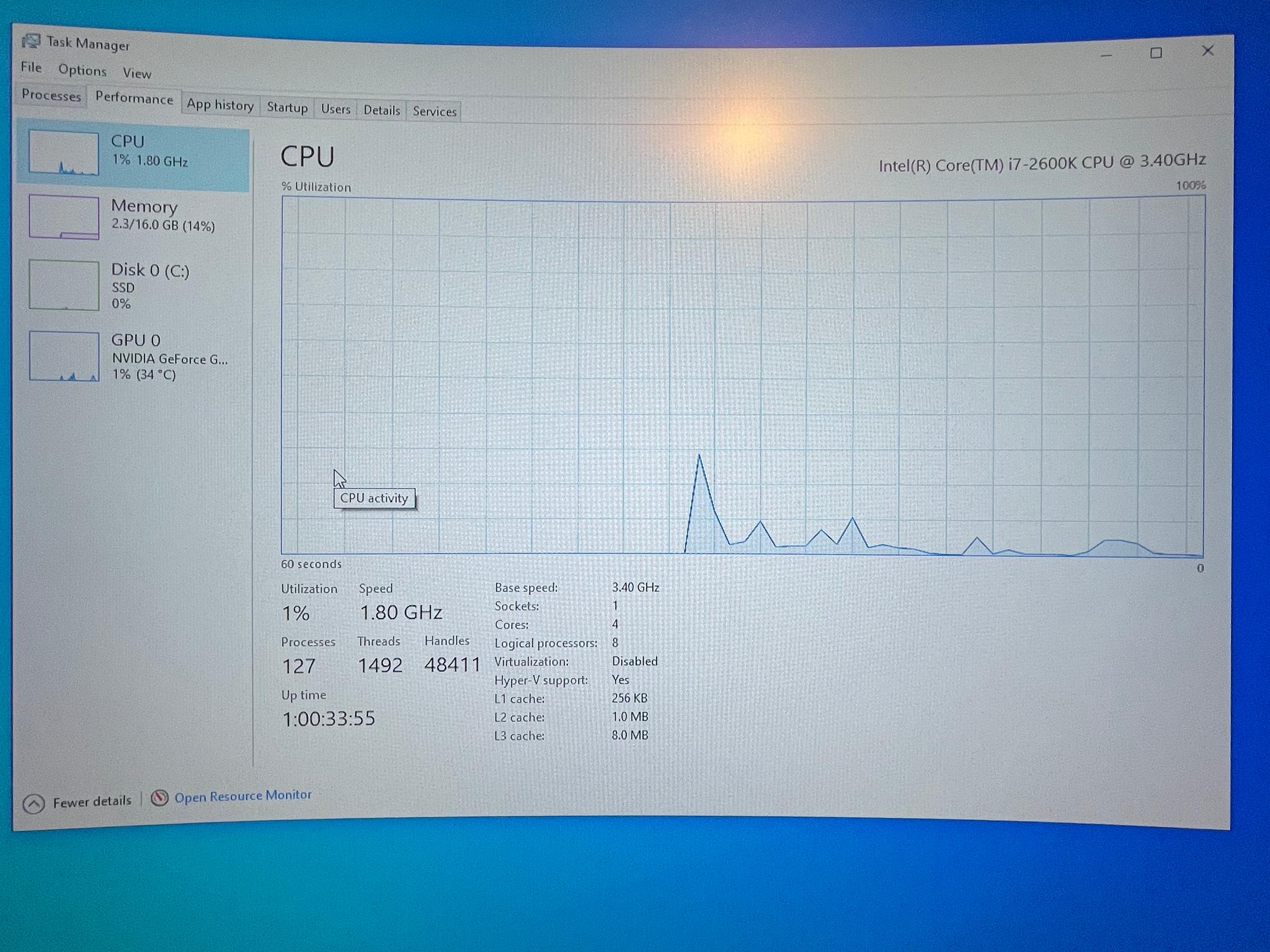 Gtx 1060 6gb + i7-2600k