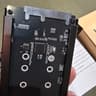Dual NGFF B+M Key M.2 SSD Card JOBD Raid0 Span Bridge to 2.5inch SATA Combo HDD Disk Drive Enclosure