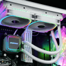 Enermax AQUAFUSION 240mm ARGB All-in-One CPU Liquid Cooler - White + LGA 1700 Bracket