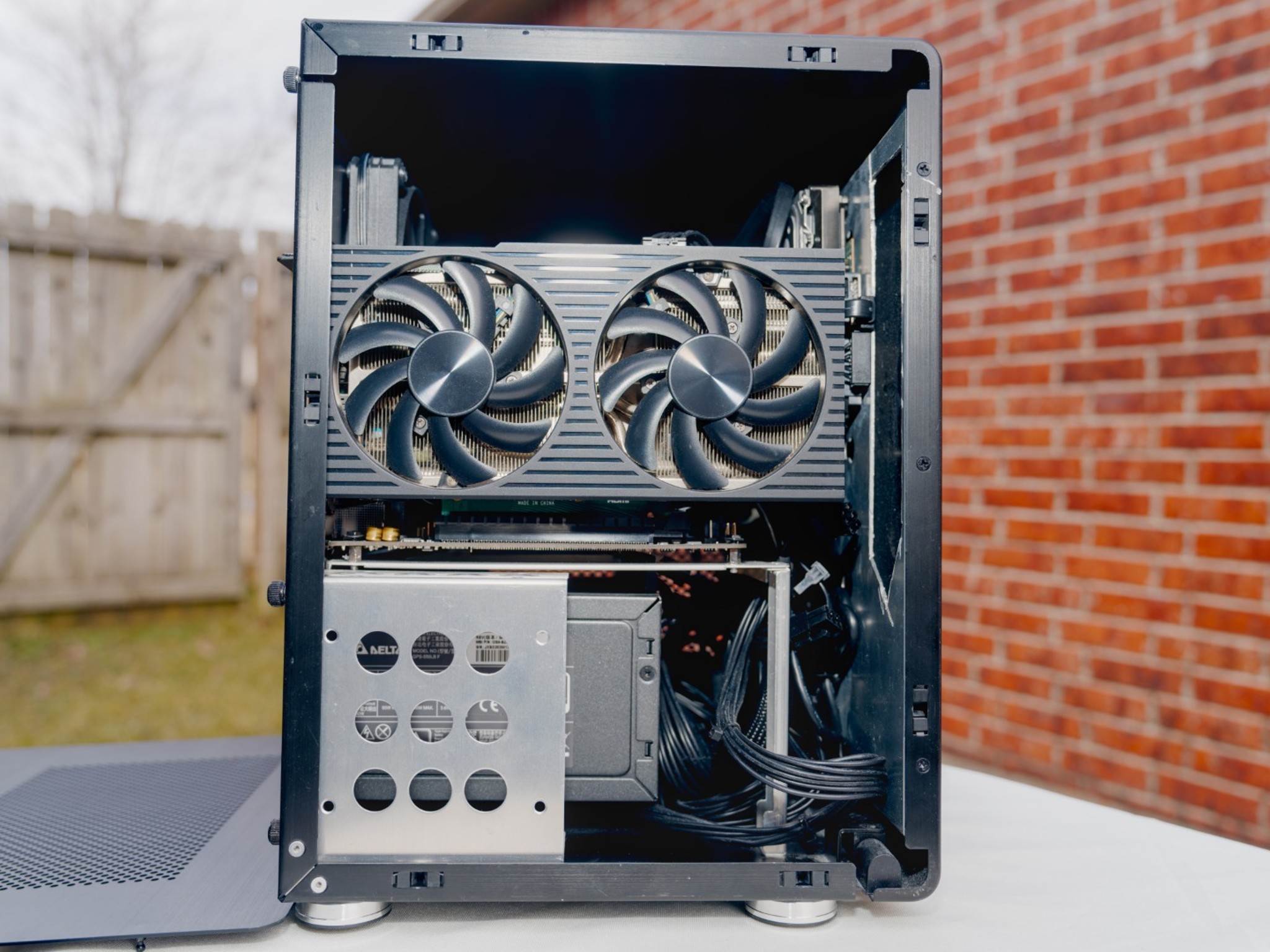 Sleek RTX 3060 Ti + Ryzen 5600G Gaming Mini Tower SFF | 16GB DDR4-3200 | 2 TB NVMe SSD + 4 TB HDD