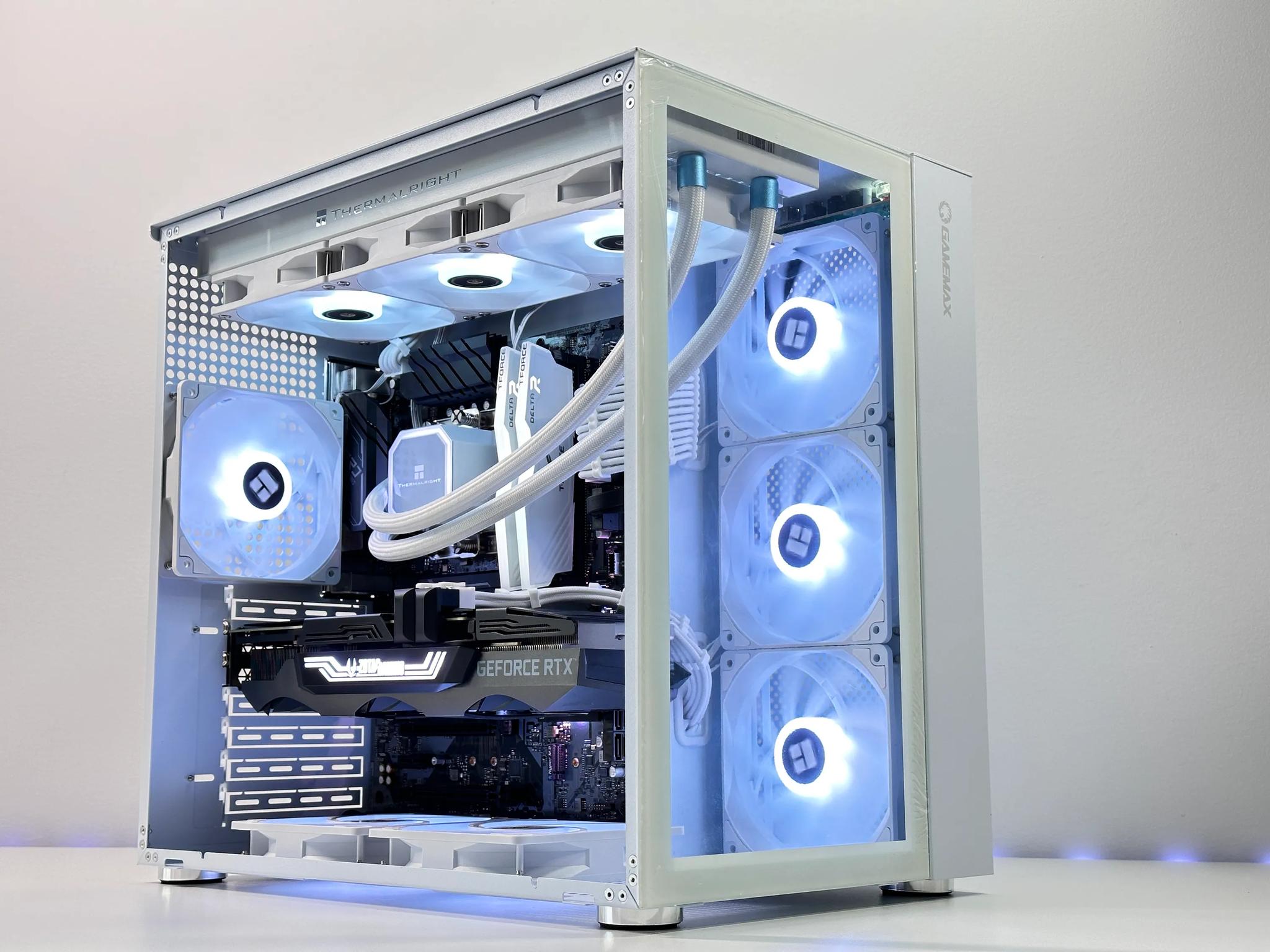 🫗4k Liquid Cooled Gaming PC🫗 Nvidia RTX 3080 10GB❄️Intel 12600KF 10Cores❄️32GB DDR4❄️1TB NVME