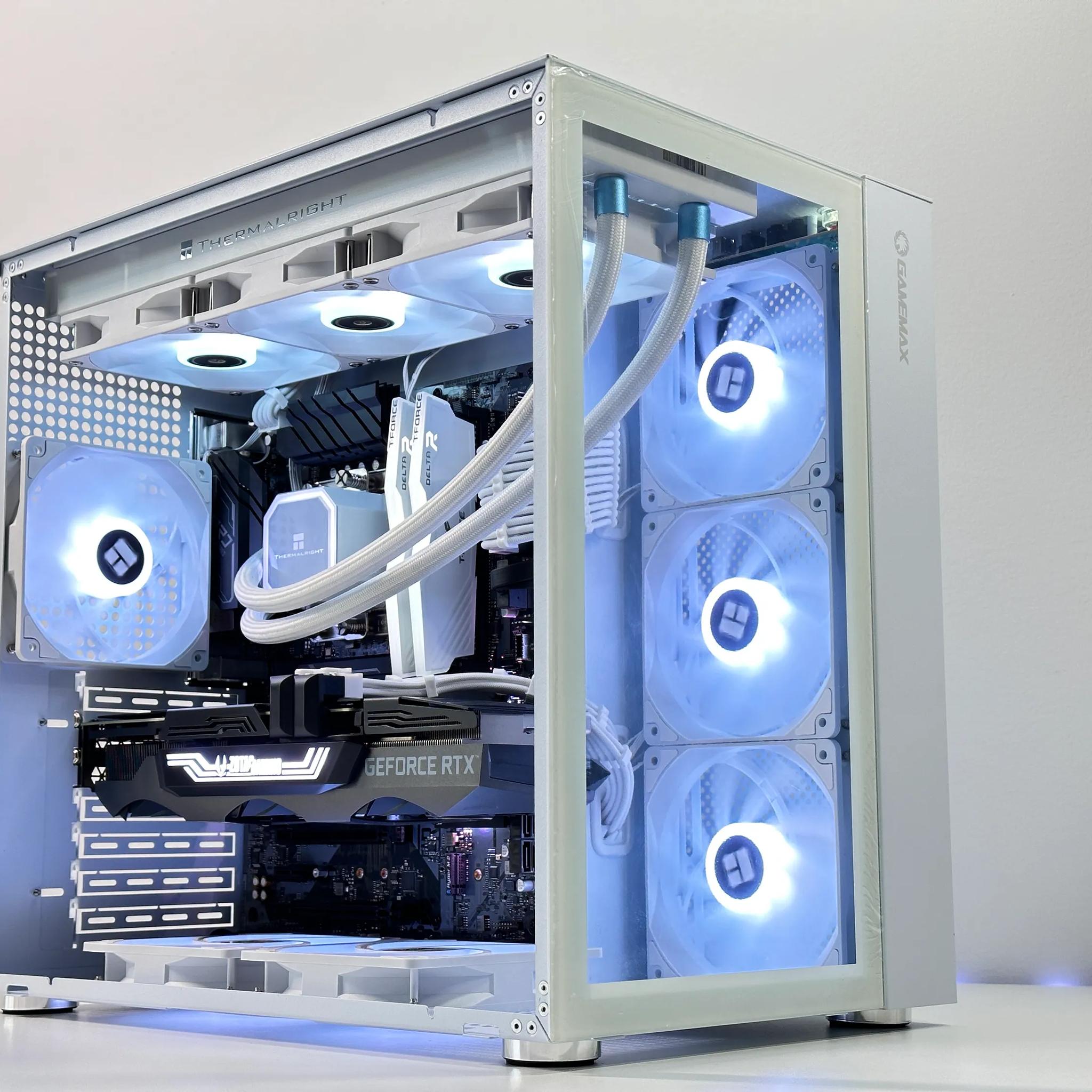 🫗4k Liquid Cooled Gaming PC🫗 Nvidia RTX 3080 10GB❄️Intel 12600KF 10Cores❄️32GB DDR4❄️1TB NVME