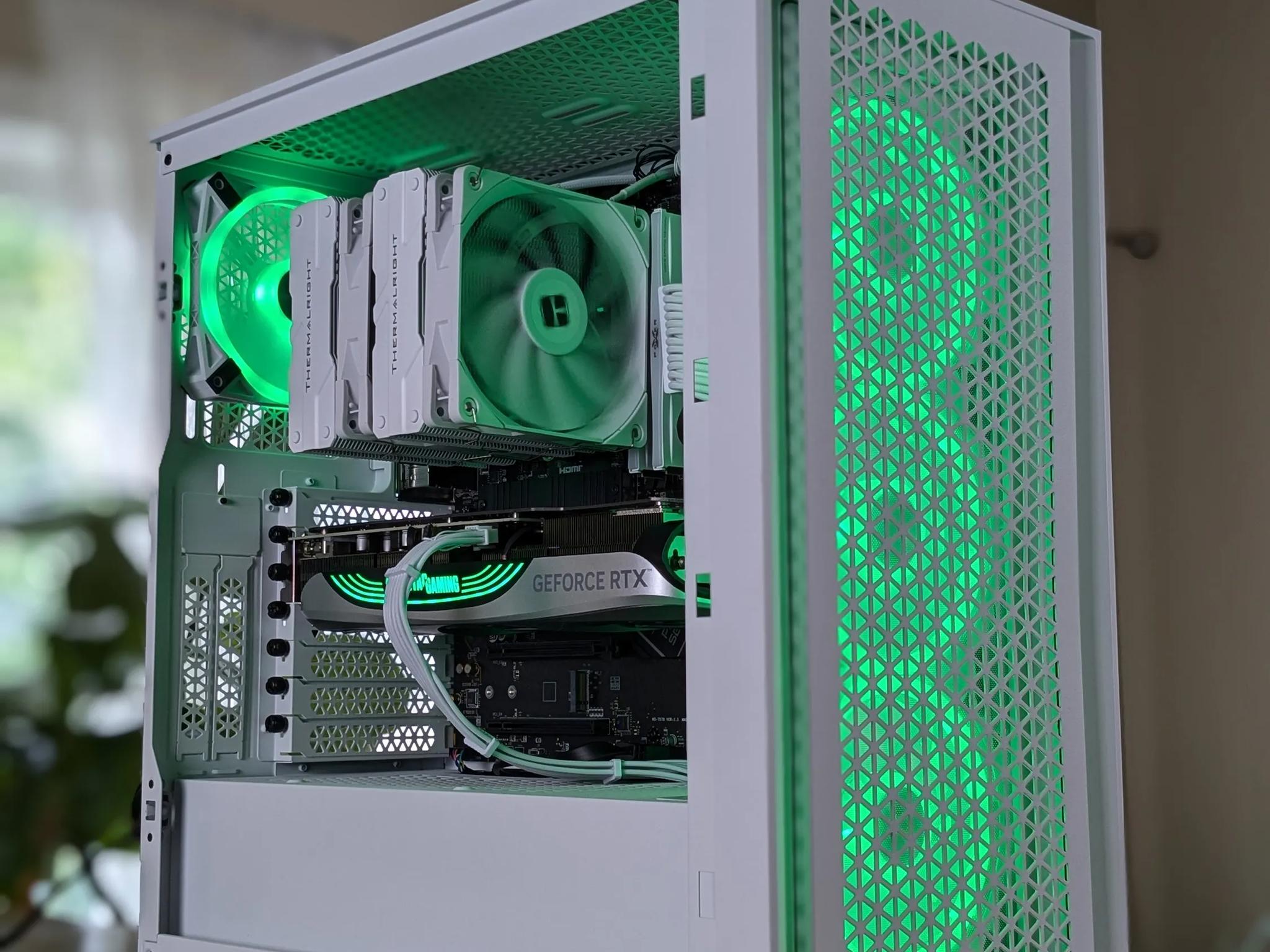 Mid Range Ryzen White Gaming PC - Ryzen 5 7500F - RTX 4070