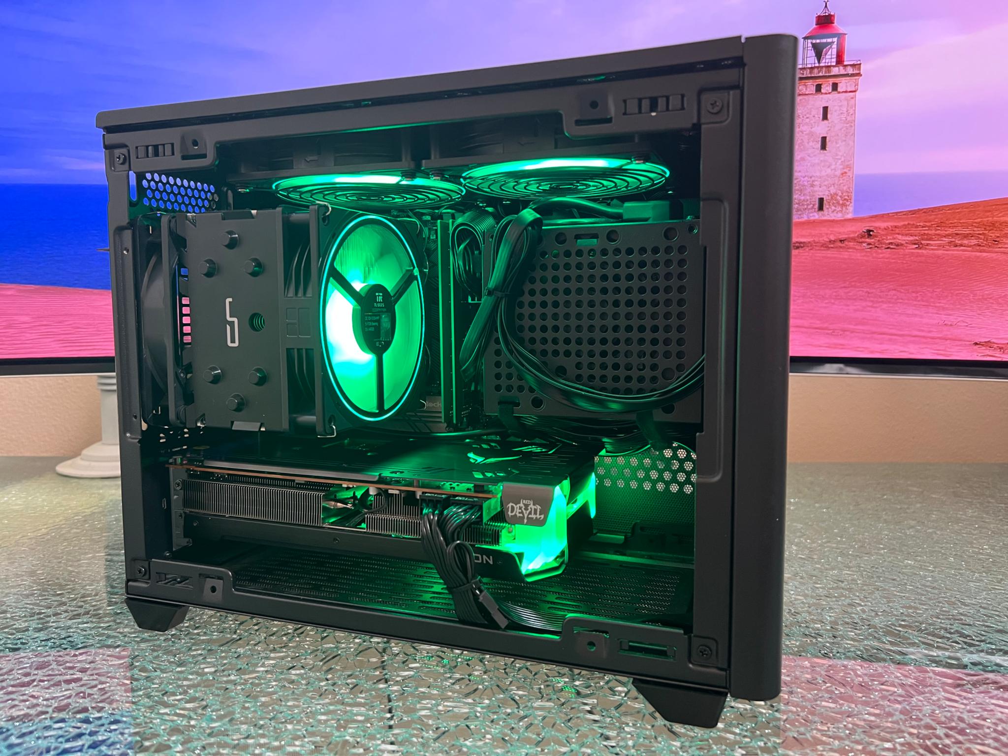 Solid Mini-ITX Gaming PC | Ryzen 7 3800x | RX 6600XT | 32 GB RAM | 1 TB NVME M.2 SSD