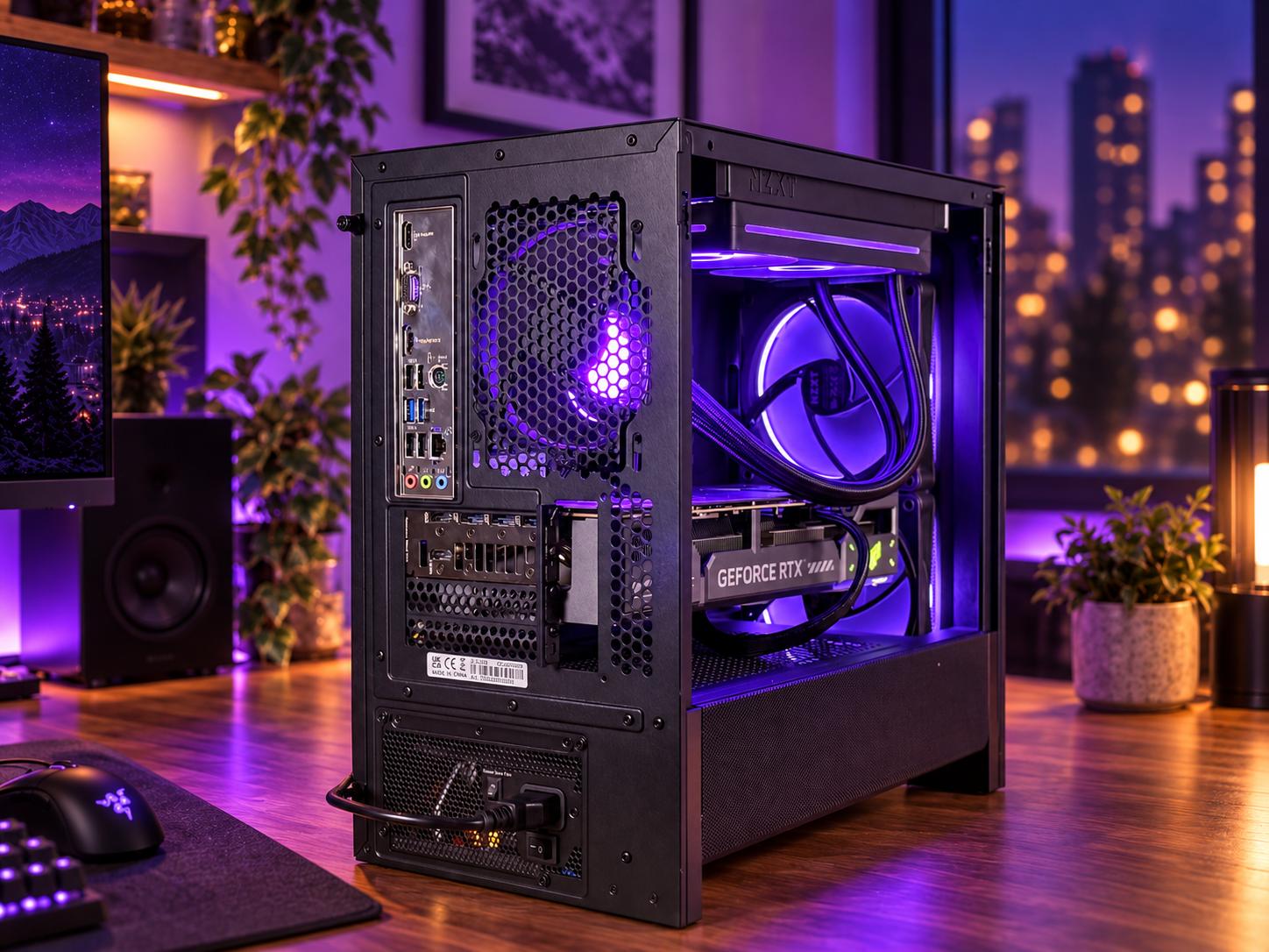 🟣ULTRAVIOLET Gaming PC | RTX 5070 12GB | i7-14700KF | 16GB RAM | 1TB NVME | WiFi + BT | FREE SHIP