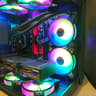 Dark Side Liquid cooled RIG Intel inte 14 Core / 64GB DDR4 / 1TB SSD / RTX 4060