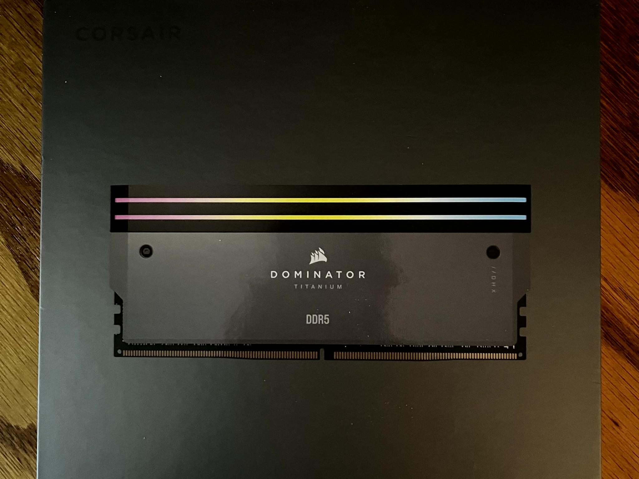 Corsair Dominator Titanium DDR5 64G @6000MT/sec 2x32G AMD Expo