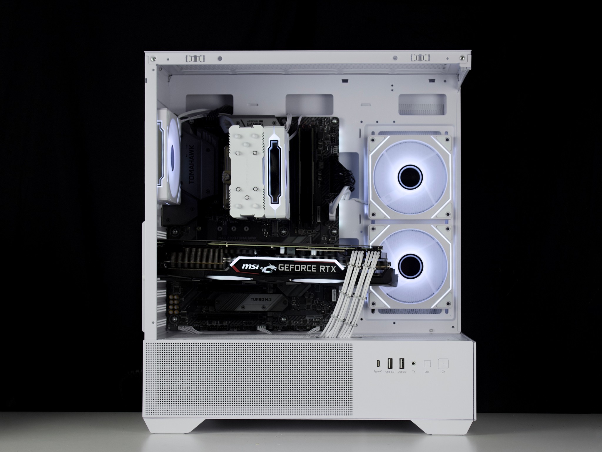 🧊❄️🧊 White Gaming PC – RTX 2080 8G, i7 9700K, 16GB RAM, 960GB SSD - WiFi, BlueTooth 🧊❄️🧊