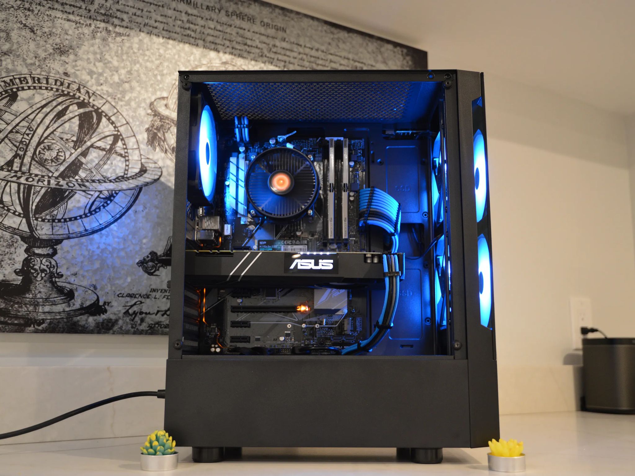 ⚫️🔵 Midnight Azure 🔵⚫️| Intel Core I7 8700K | NVIDIA GTX 1070 | 16GB RAM | 1TB NVME SSD |