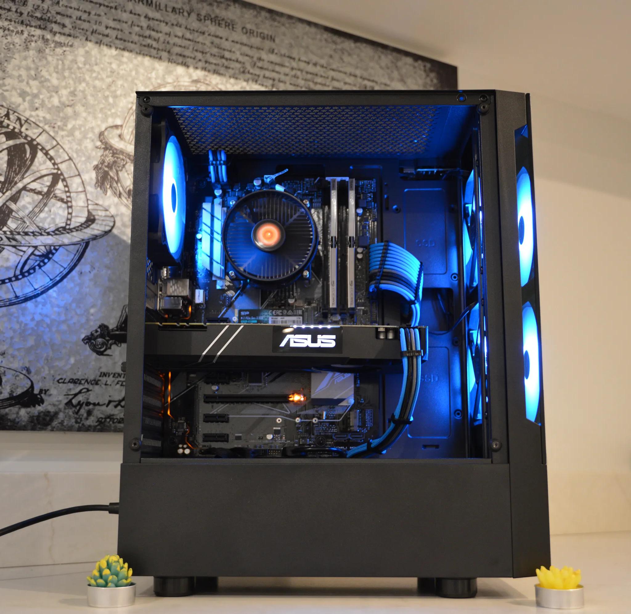 ⚫️🔵 Midnight Azure 🔵⚫️| Intel Core I7 8700K | NVIDIA GTX 1070 | 16GB RAM | 1TB NVME SSD |