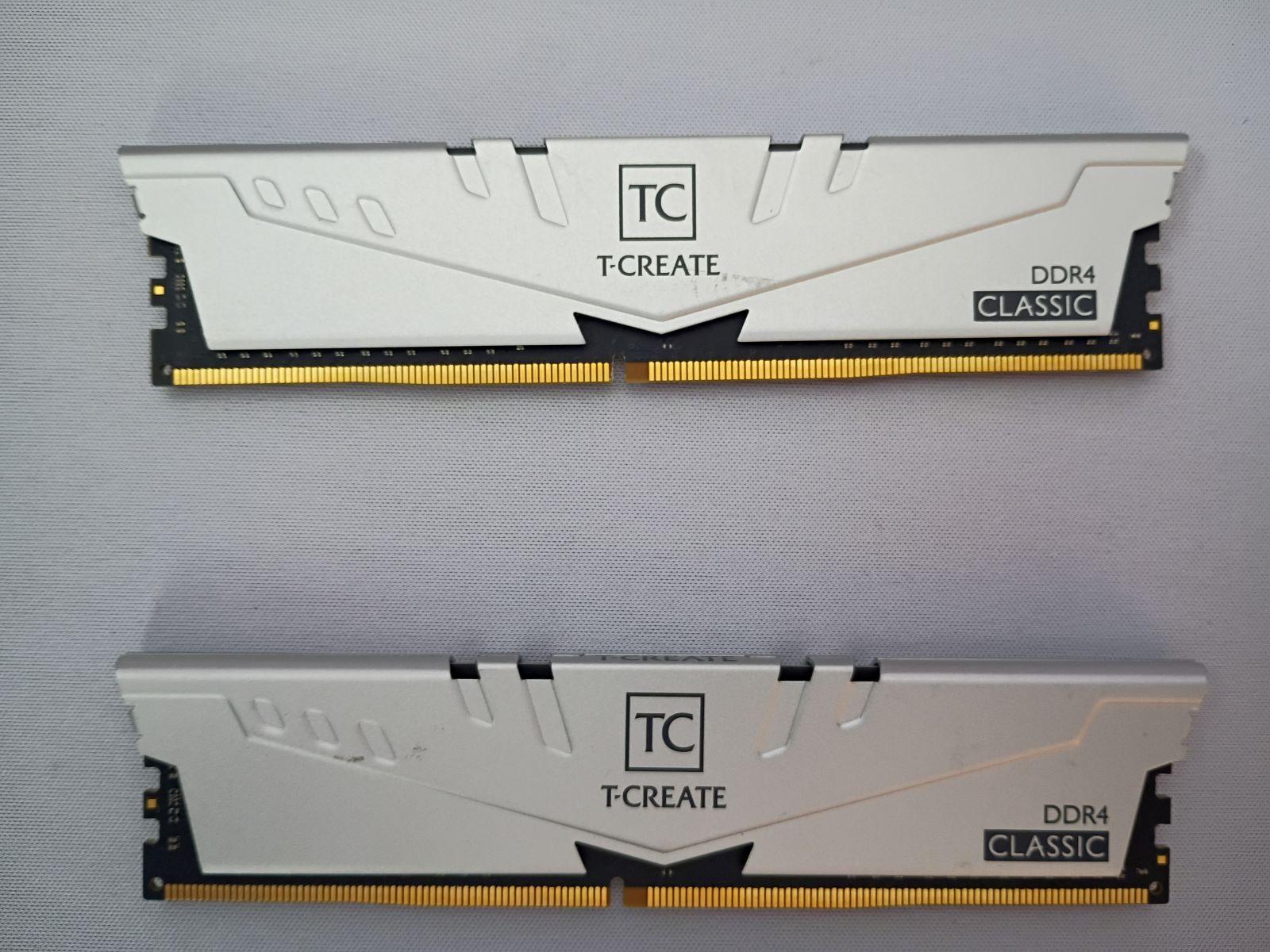 16GB (2x8) T-Create DDR4 Classic 3200Mhz CL 22-22-22-52 1.2v