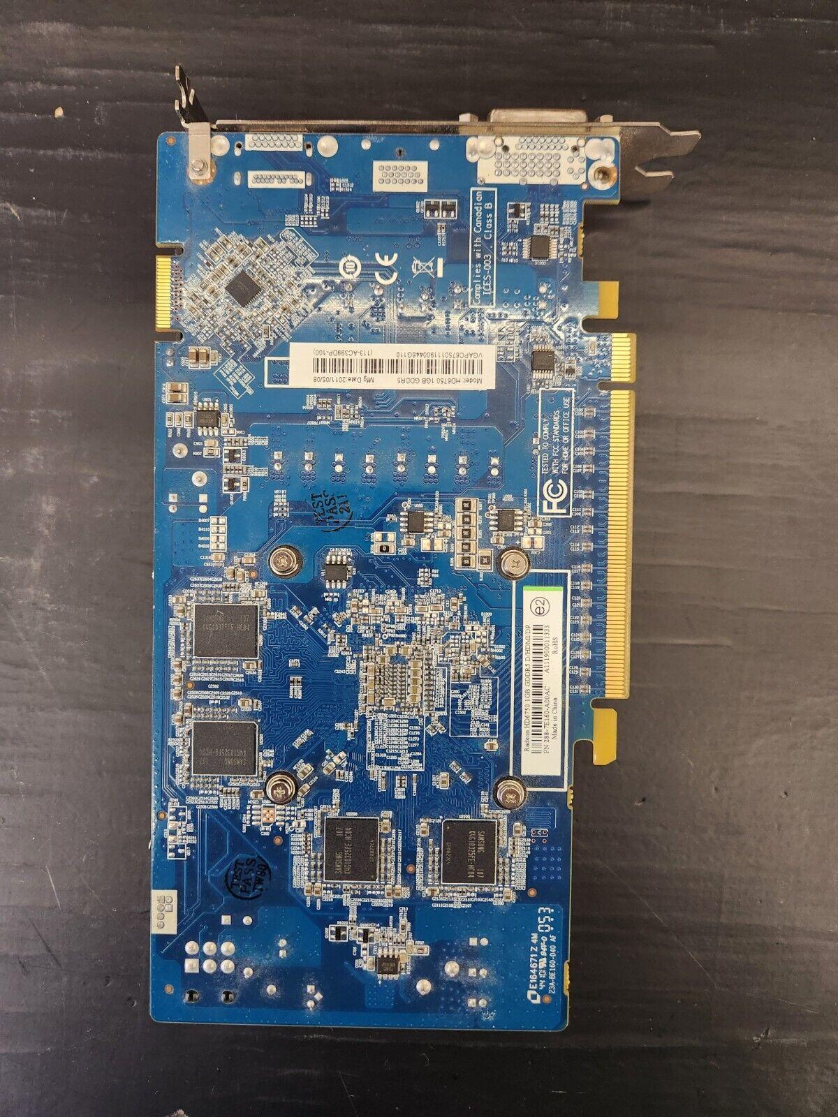 *B GRADE* ATI Radeon HD 6750 1GB GDDR5 Graphics Card - HDMI, DVI, DisplayPort