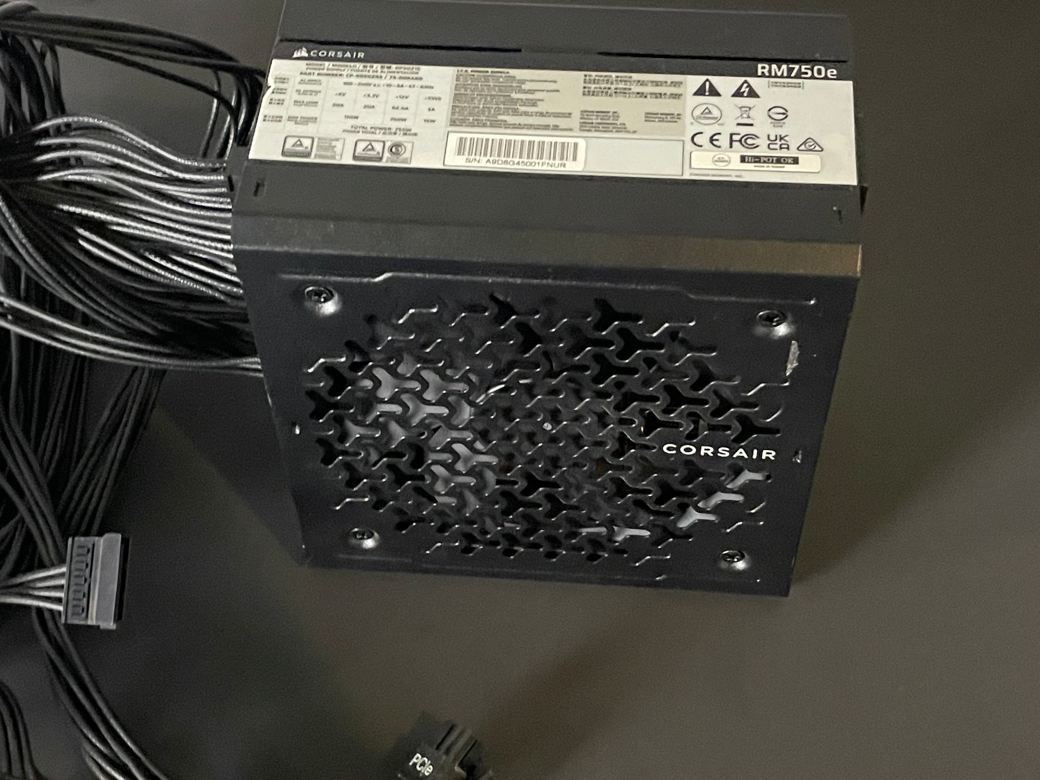 Corsair RM750e 750W Power Supply PSU | *Read Description | Free Shipping