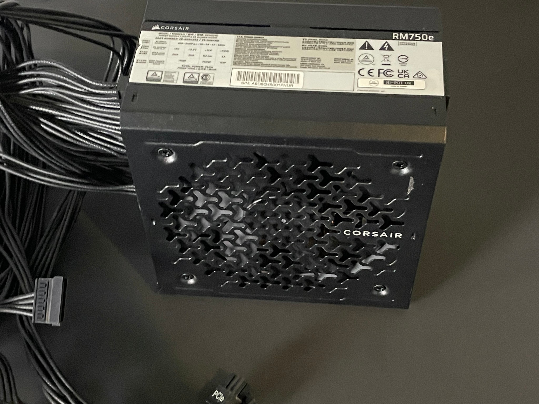 Corsair RM750e 750W Power Supply PSU | *Read Description | Free Shipping